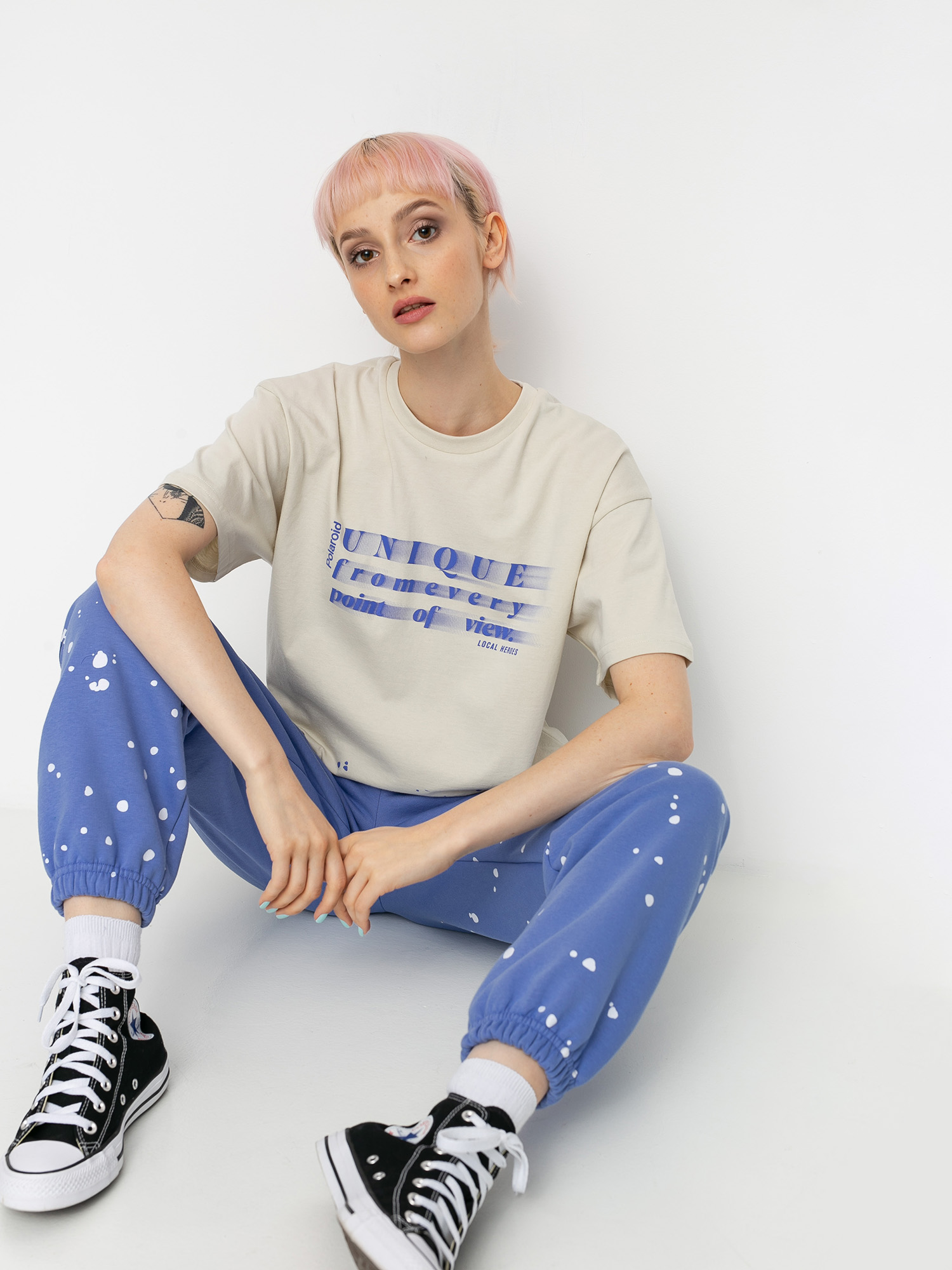 Local Heroes X Polaroid Original T-shirt Wmn (nude)