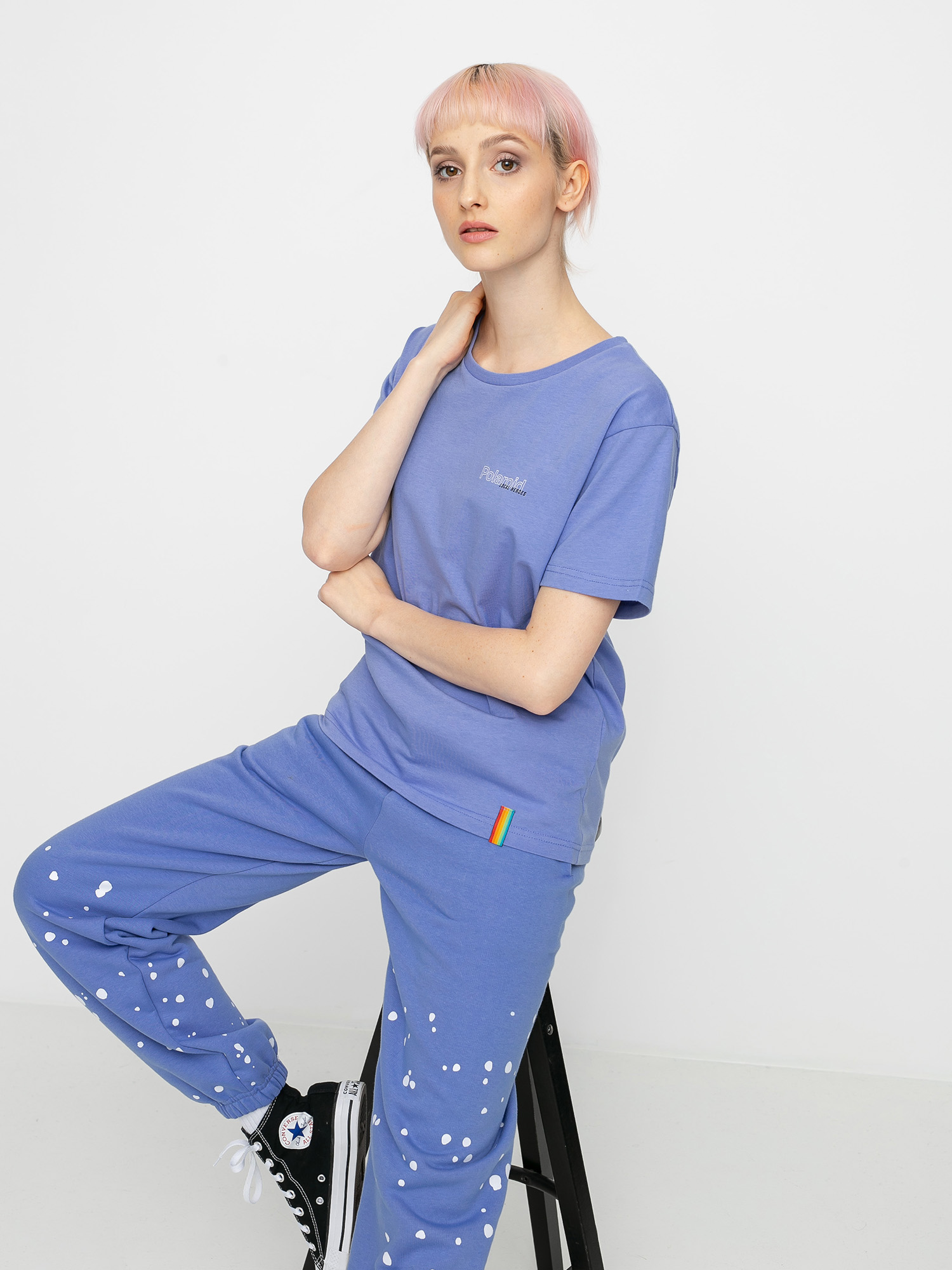 Local Heroes X Polaroid Gradient T-shirt Wmn (violet)