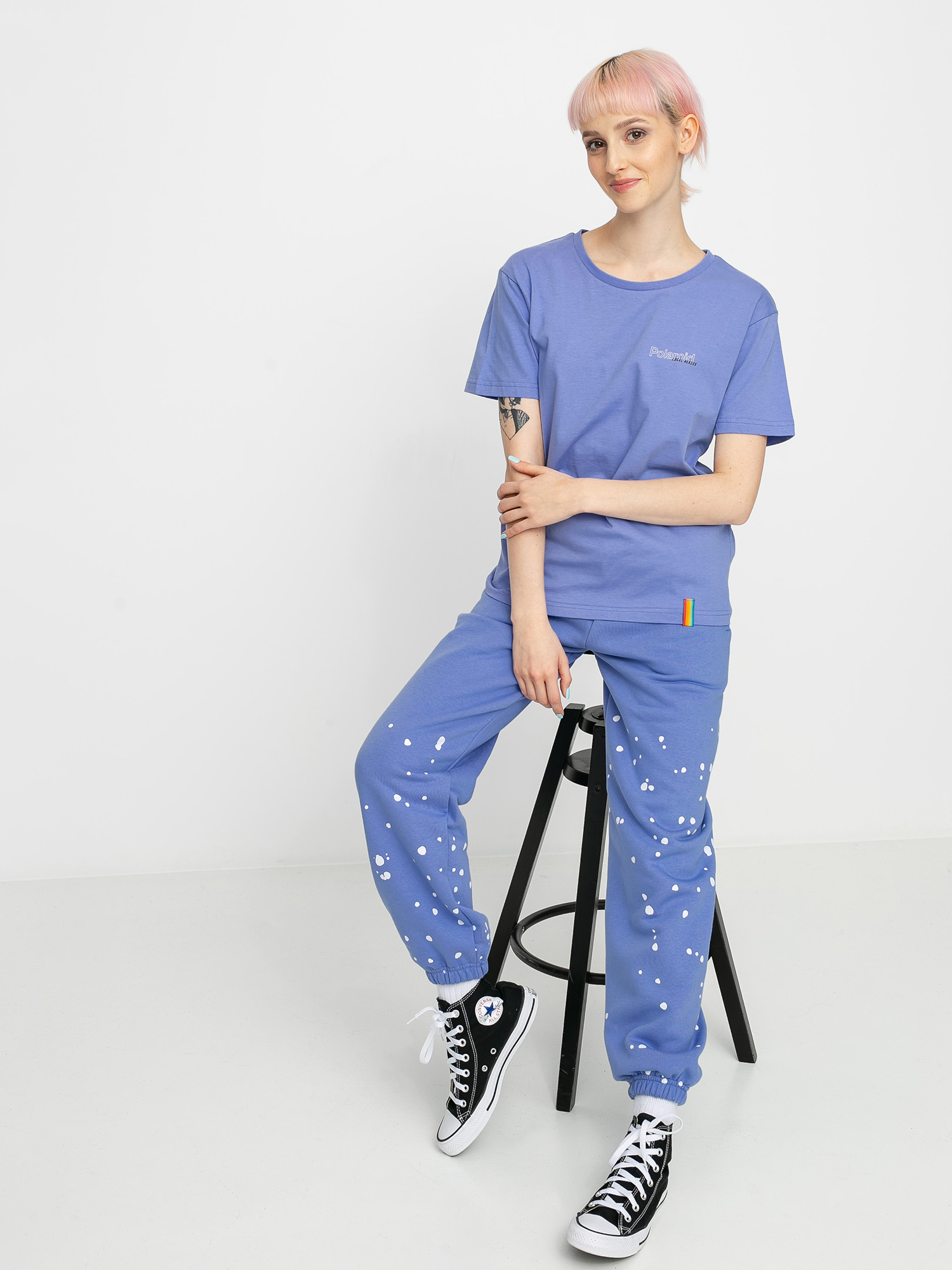 Local Heroes X Polaroid Gradient T-shirt Wmn (violet)