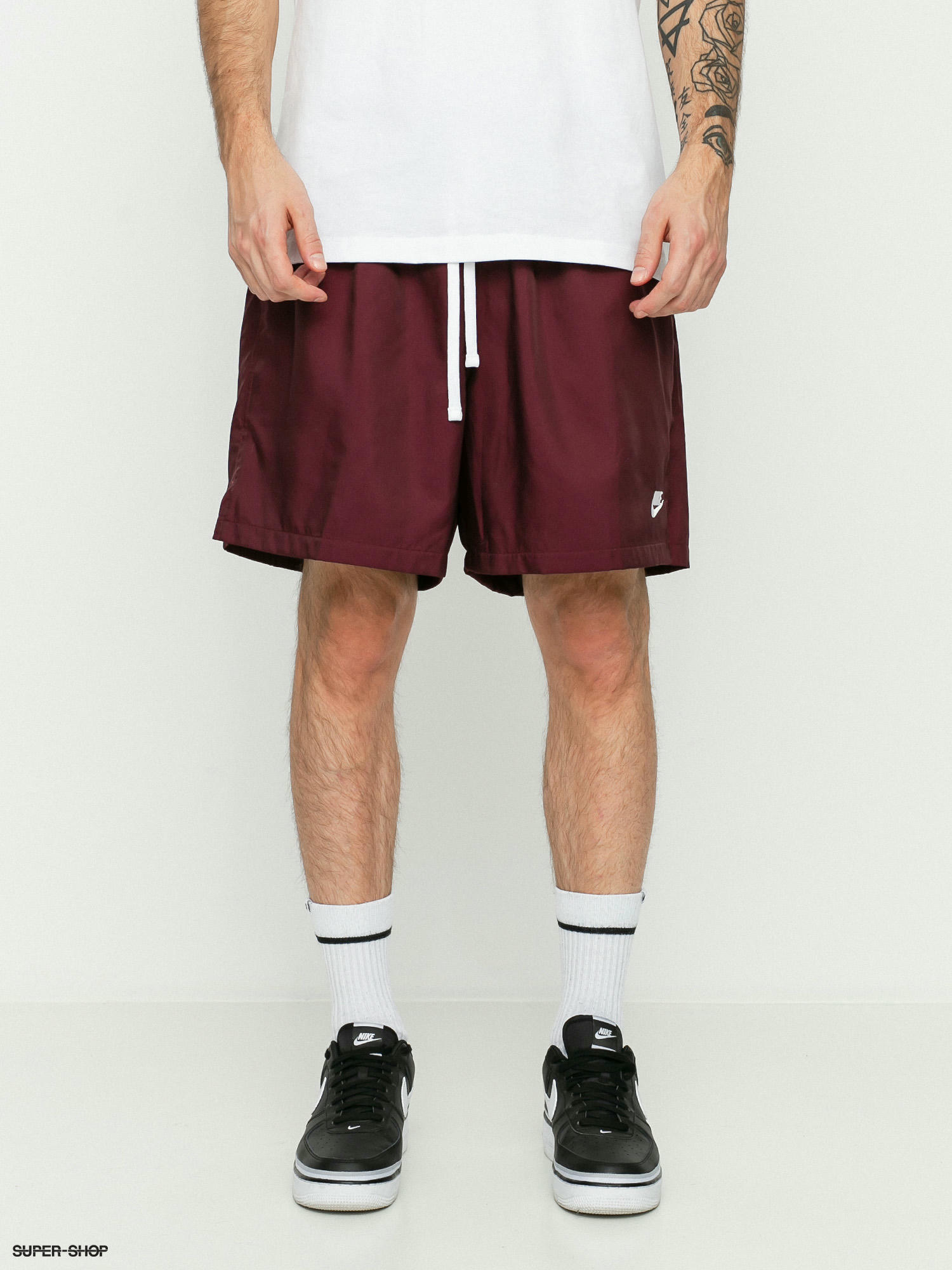 burgundy shorts nike