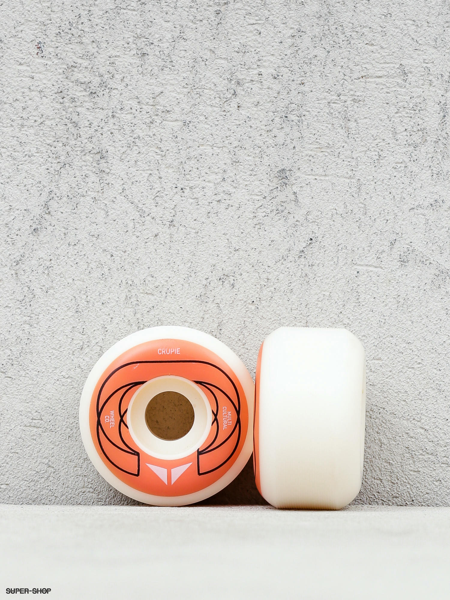 Crupie Flatspot Reist Wheels orange