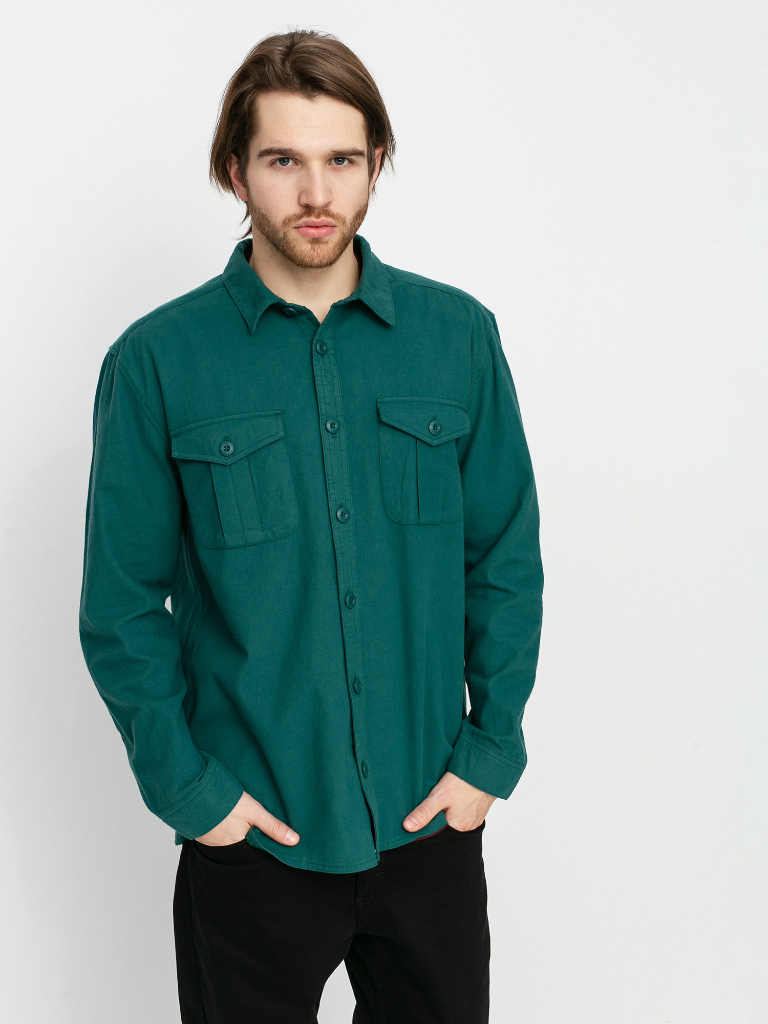 RVCA X Baker Skateboards Ls Shirt (alpine)