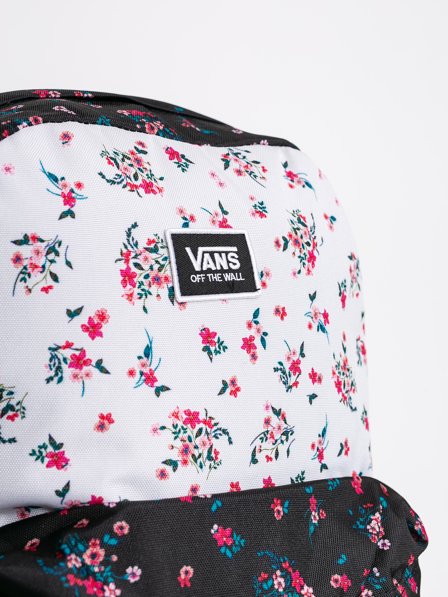 Floral Patchwork Vans Backpack Patchwork Vans Realm Classic