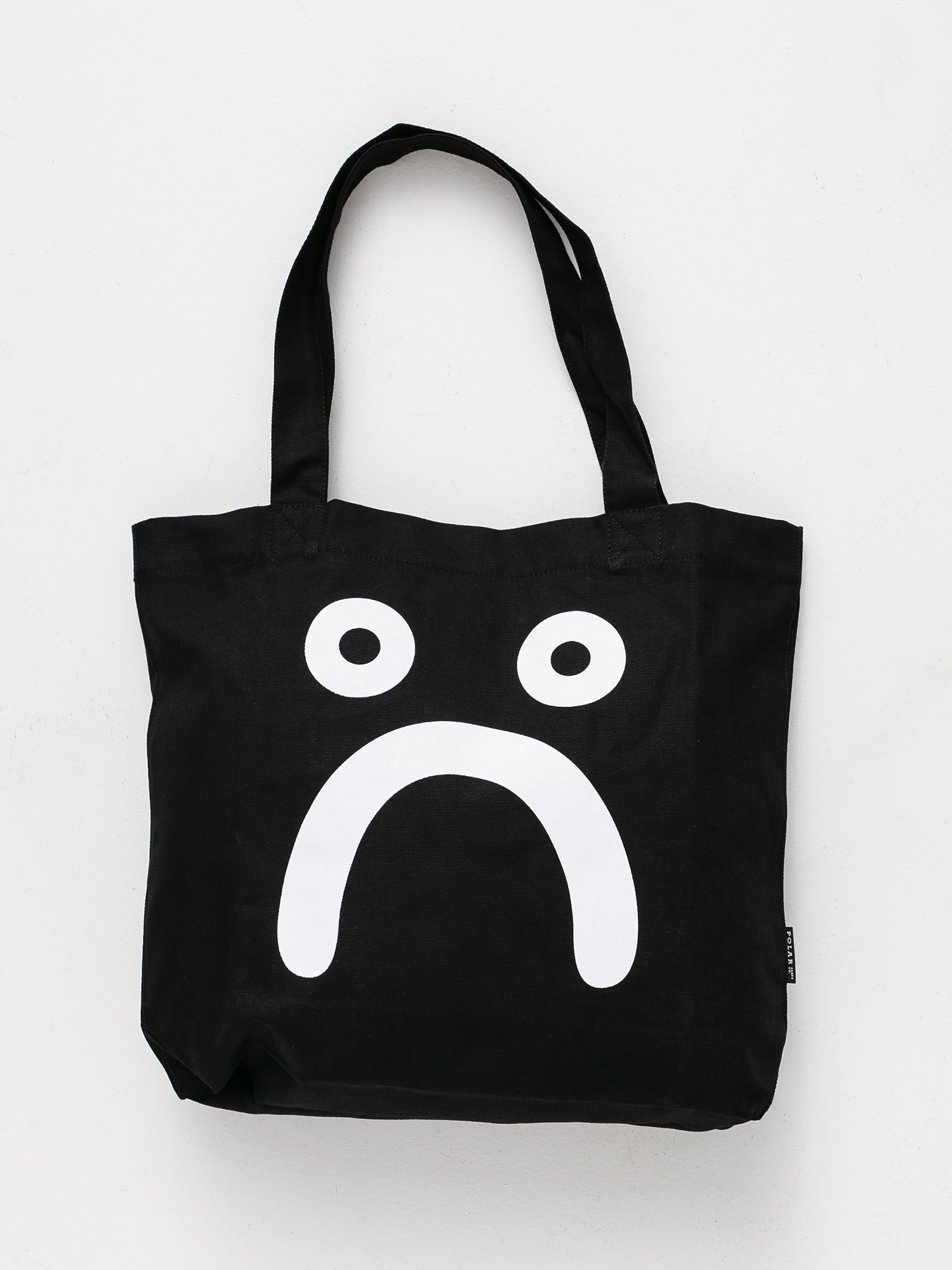 Polar Skate Happy Sad Tote Bag (black)