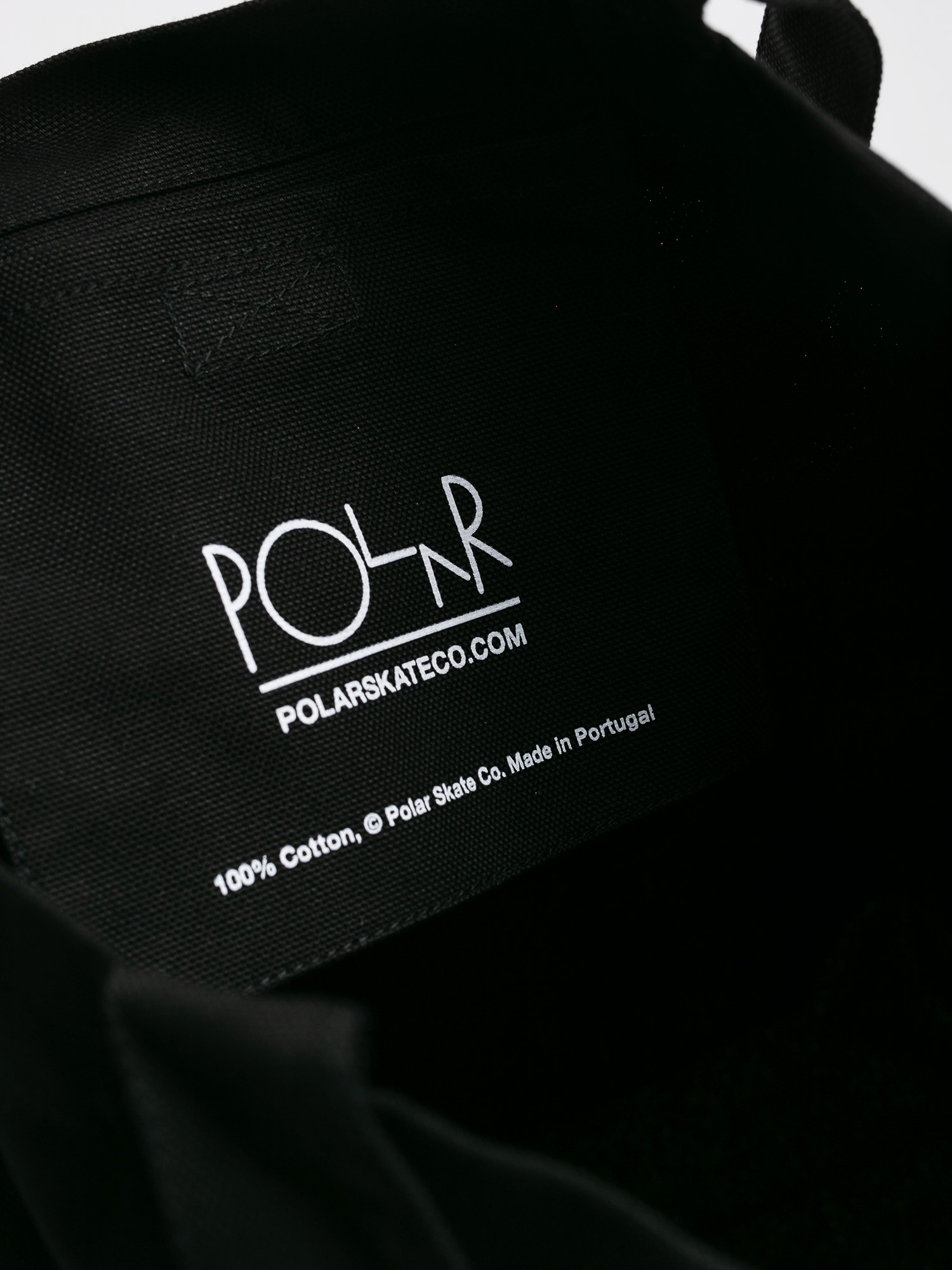 Polar Skate Happy Sad Tote Bag (black)