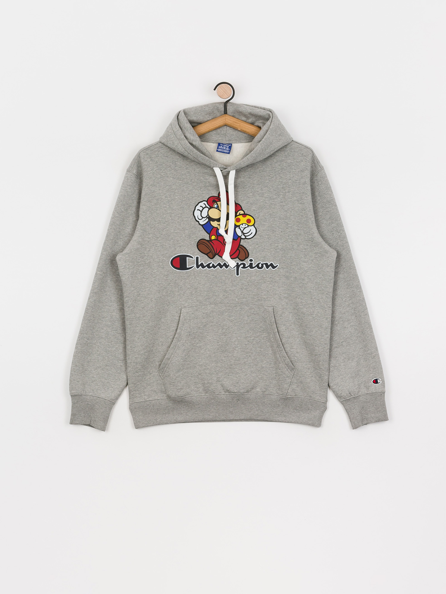 Champion X Nintendo Sweatshirt HD Hoodie grey oxgm