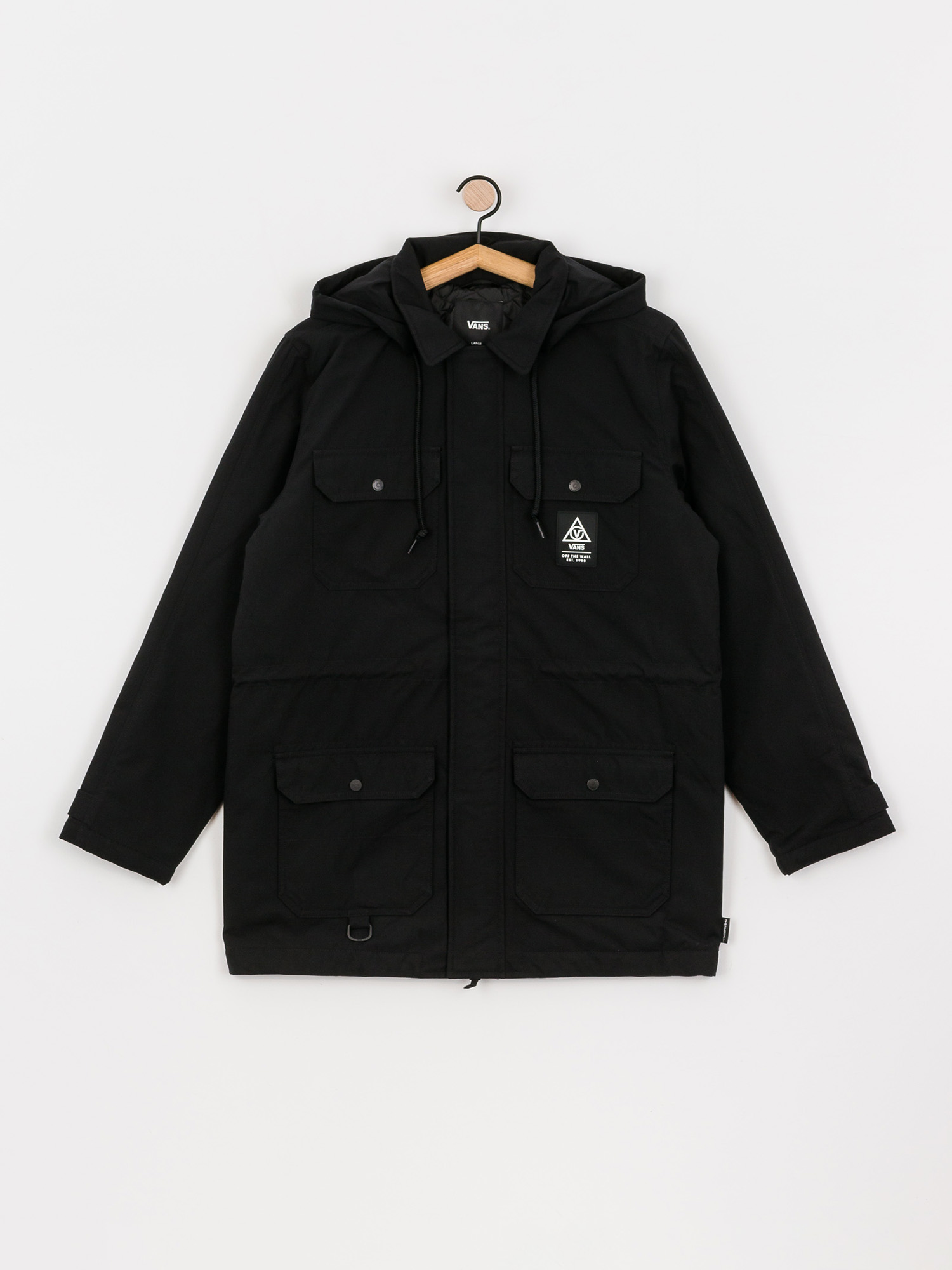 vans black coat