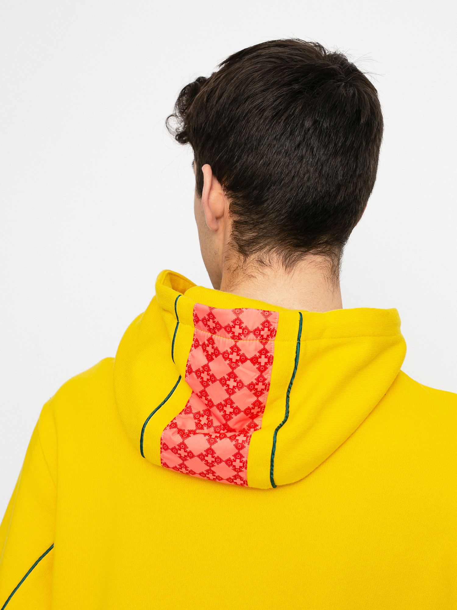 Diamond Supply Co. Checkered Cross HD Hoodie (yellow)