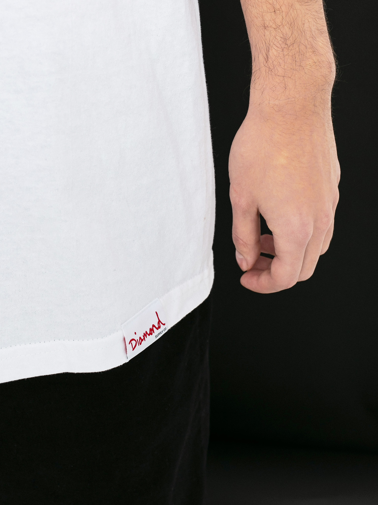 Diamond Supply Co. Red Rose T-shirt (white)