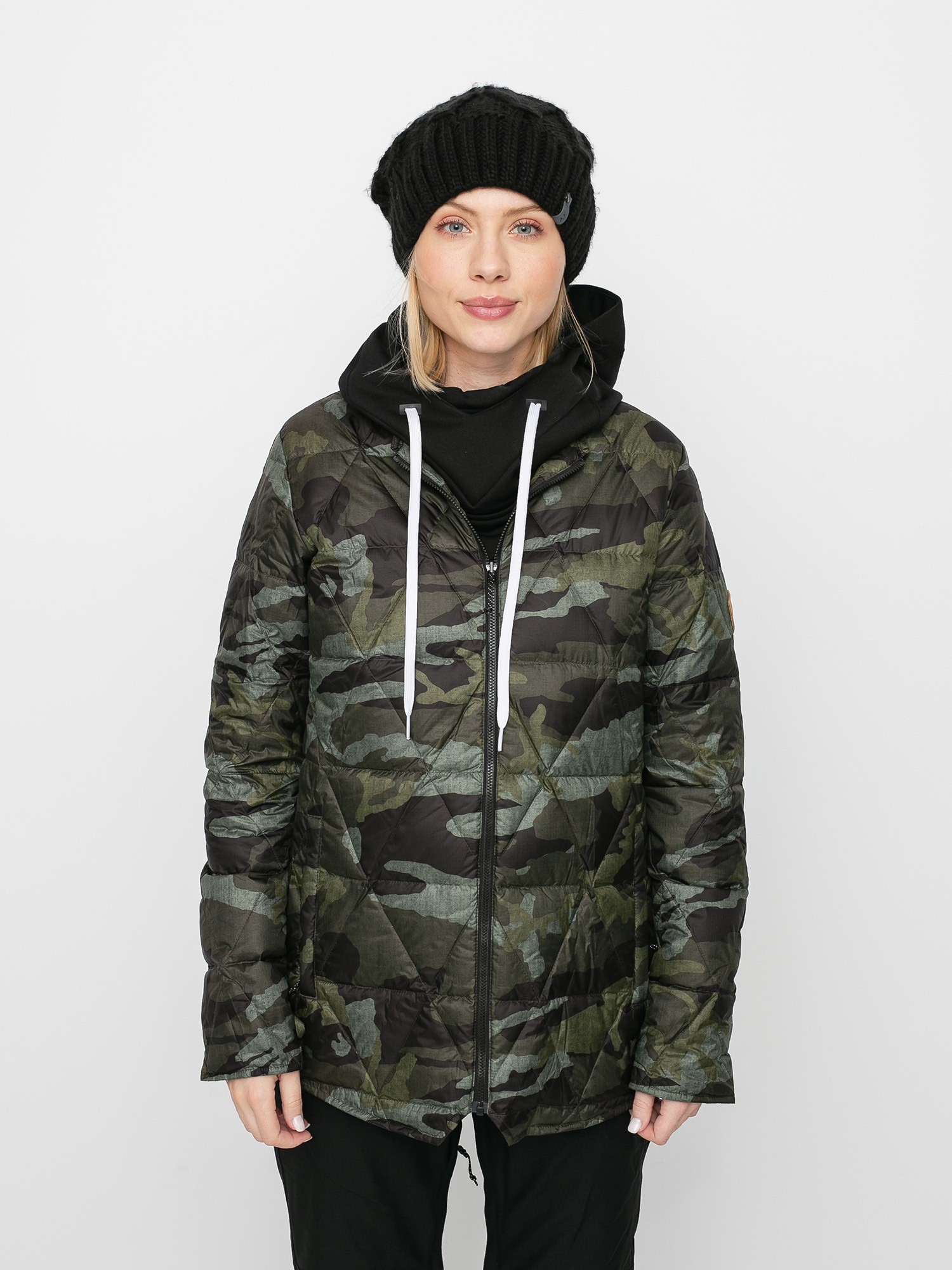 Womens Volcom Iris 3 In 1 Gore Snowboard jacket (black red)