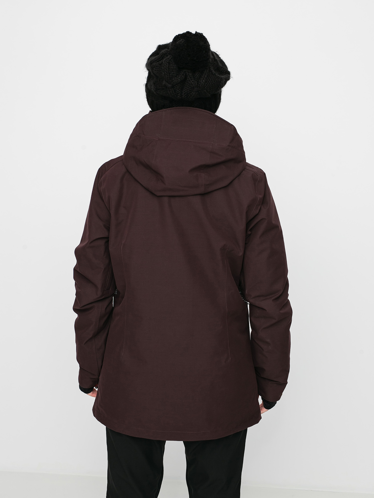 Womens Volcom Iris 3 In 1 Gore Snowboard jacket (black red)