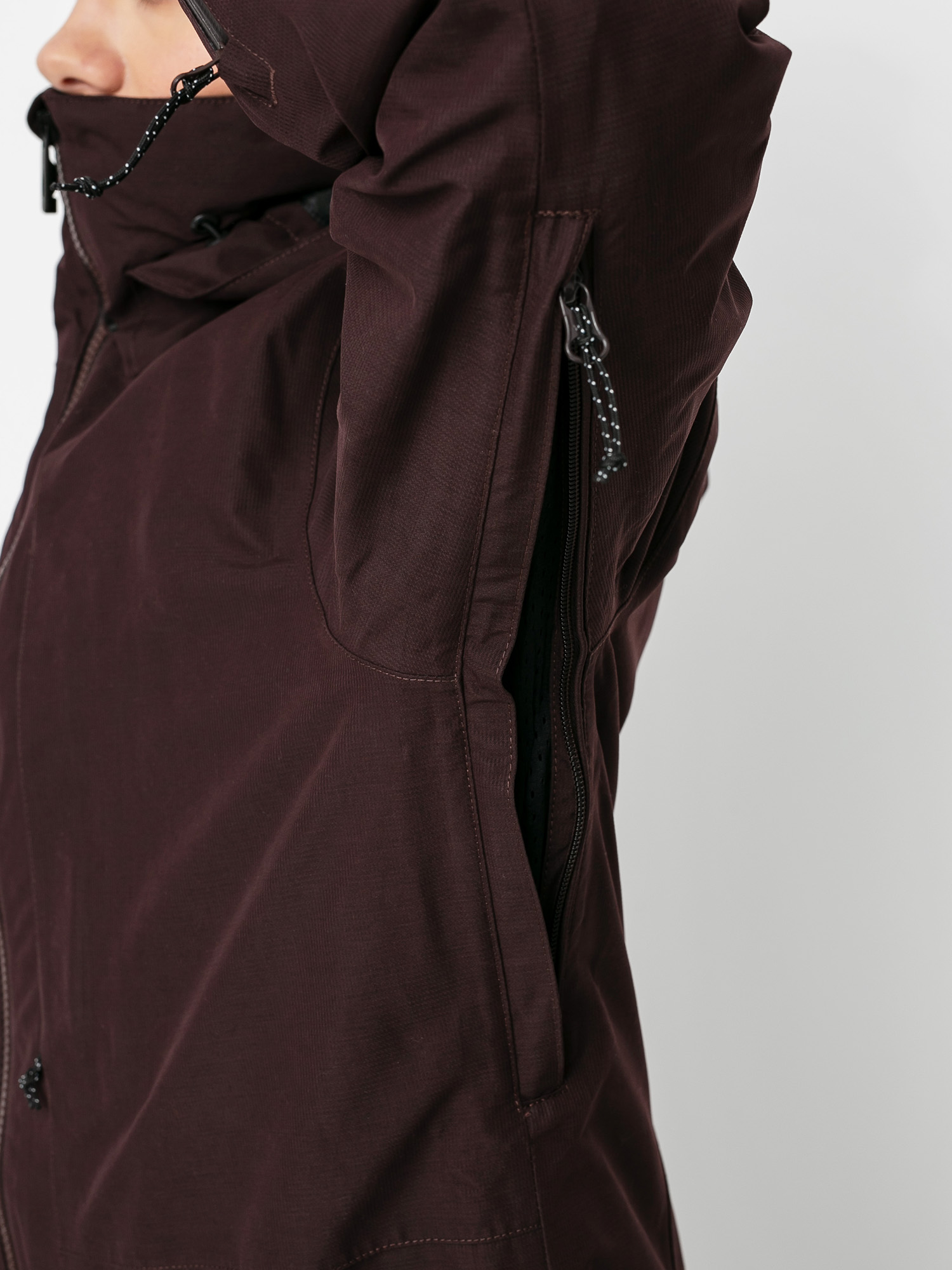 Womens Volcom Iris 3 In 1 Gore Snowboard jacket (black red)