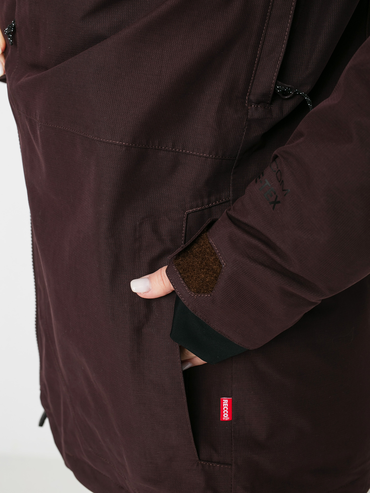 Womens Volcom Iris 3 In 1 Gore Snowboard jacket (black red)