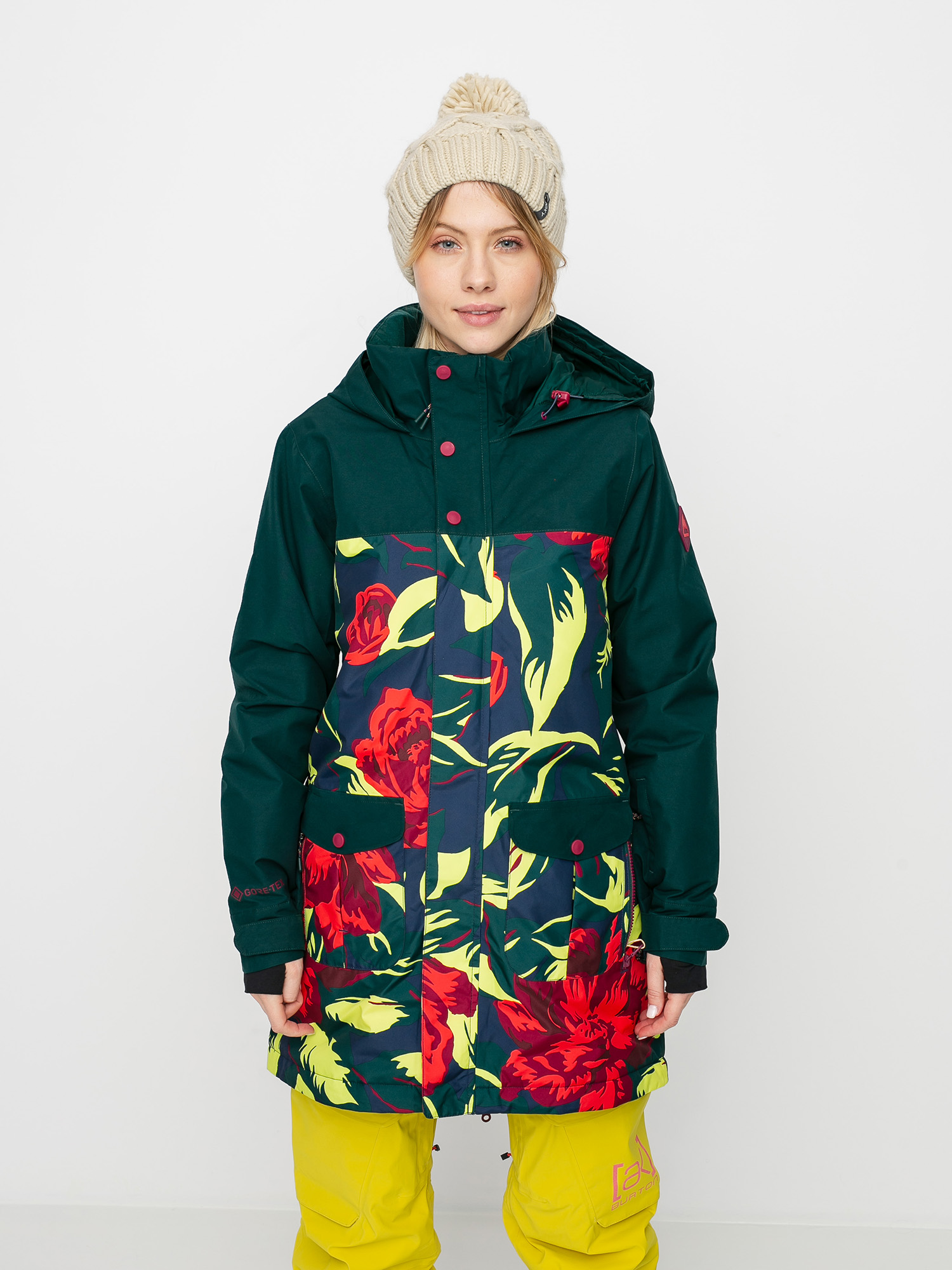 美品】BURTON 辛けれ GORE-TEX EYRIS JK グリーン M