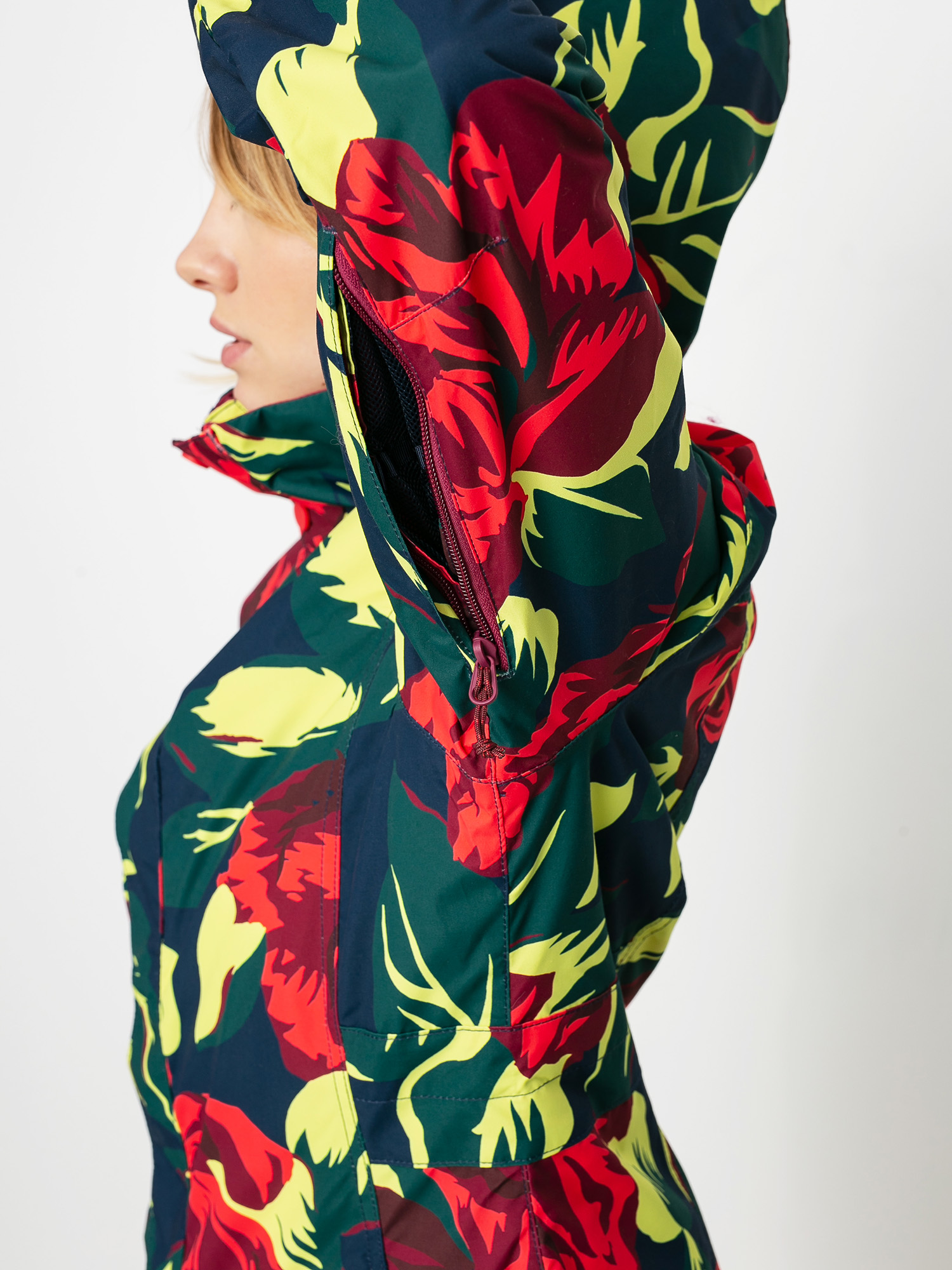 Burton Jet Set Snowboard jacket Wmn - multicolor (hibiscus pink