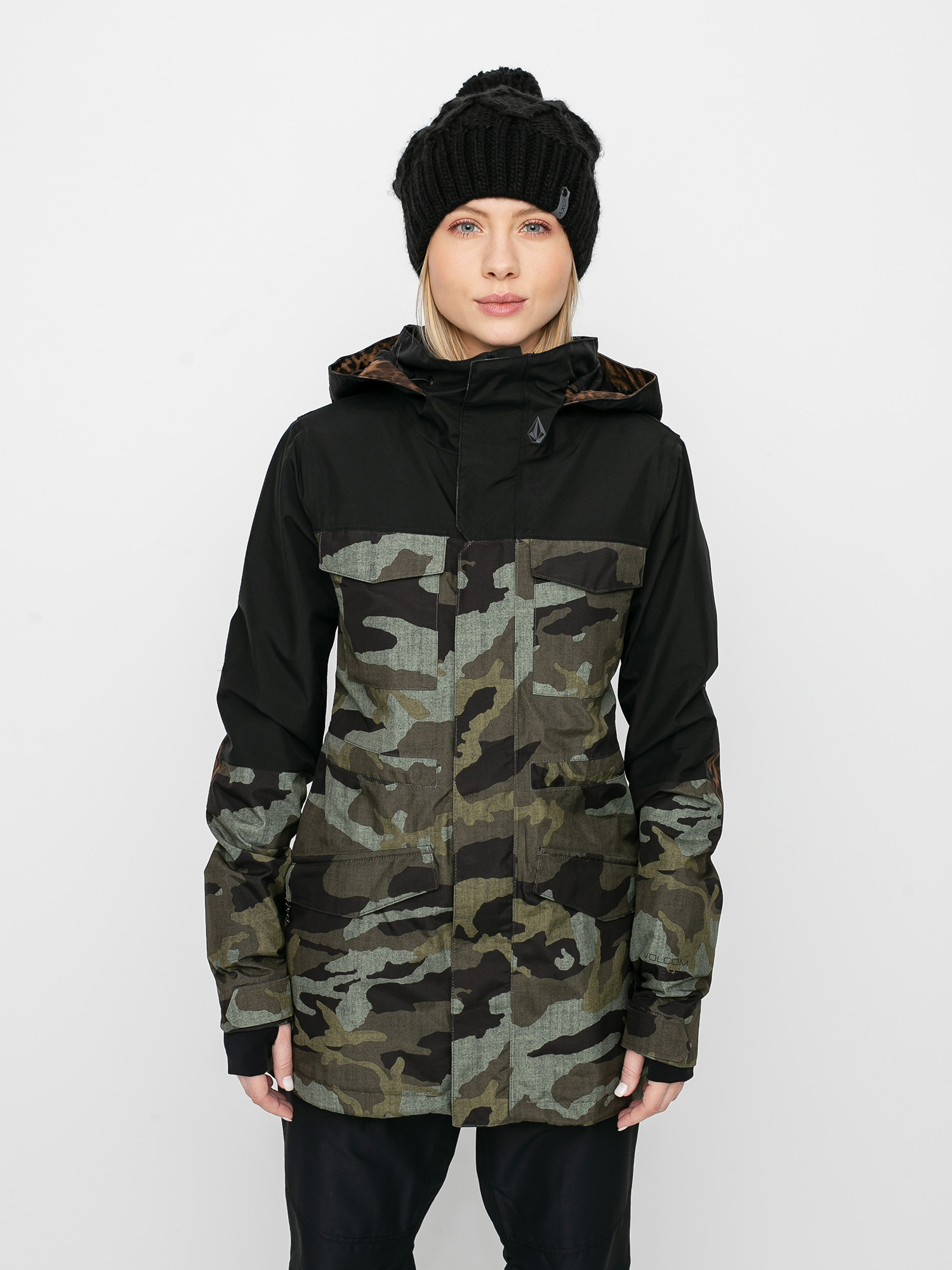 volcom camouflage ski & snowboard jackets