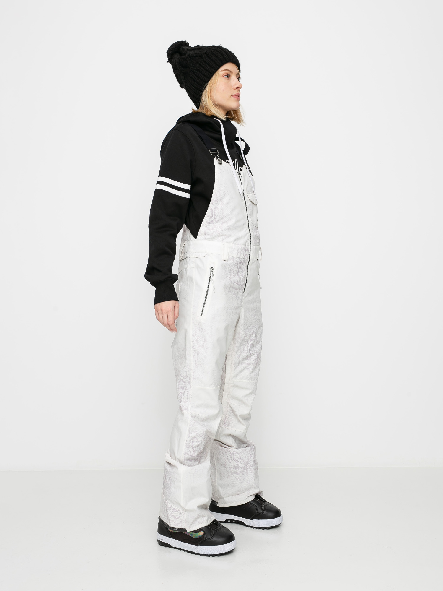 Womens Volcom Swift Bib Overall Snowboard pants (bone snake)