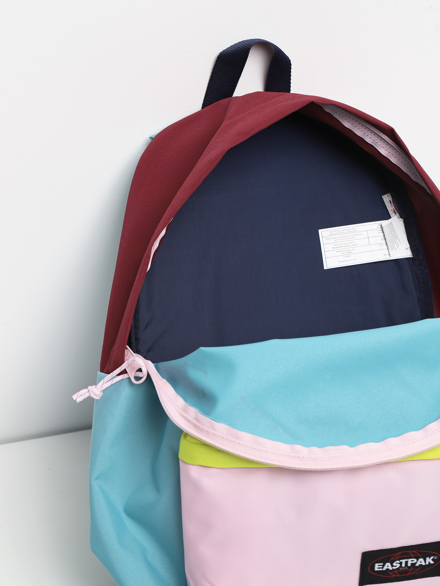 Eastpak Padded Pak R Backpack (color blocked water)