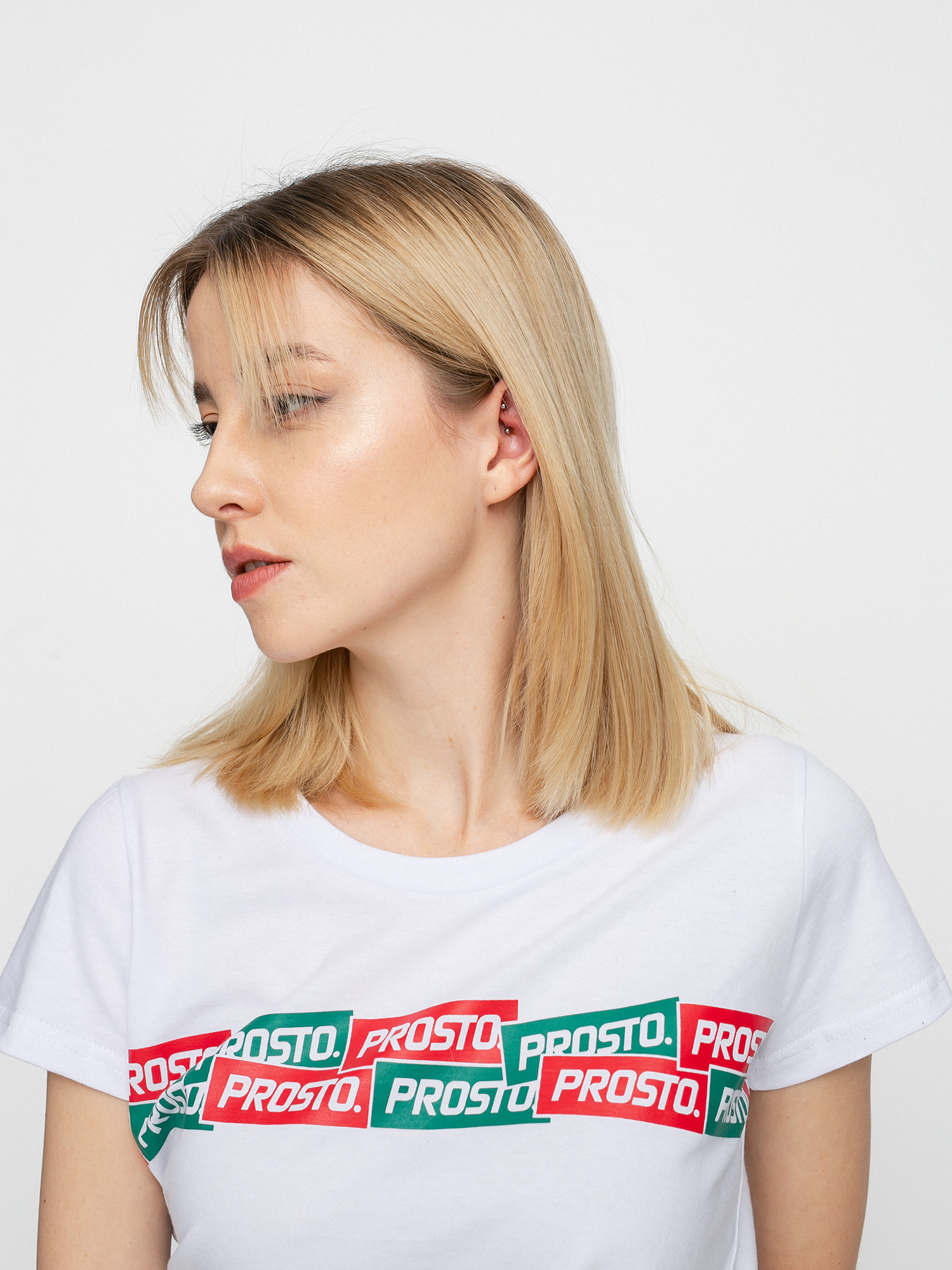 Prosto Stickie T-shirt Wmn (white)