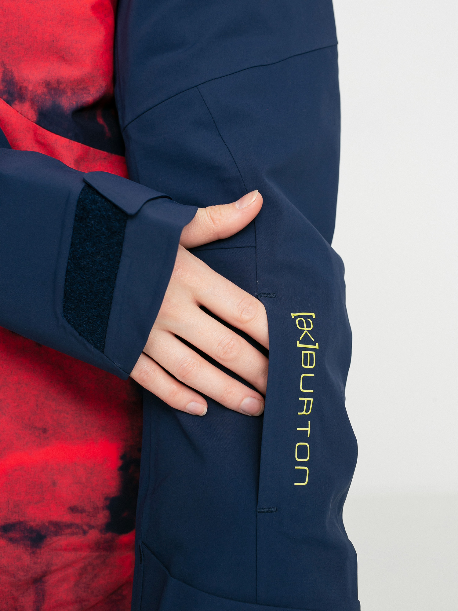 Womens Burton Ak Gore Tex 2L Embark Snowboard jacket (hibiscus pink cloud marble/dress blue)