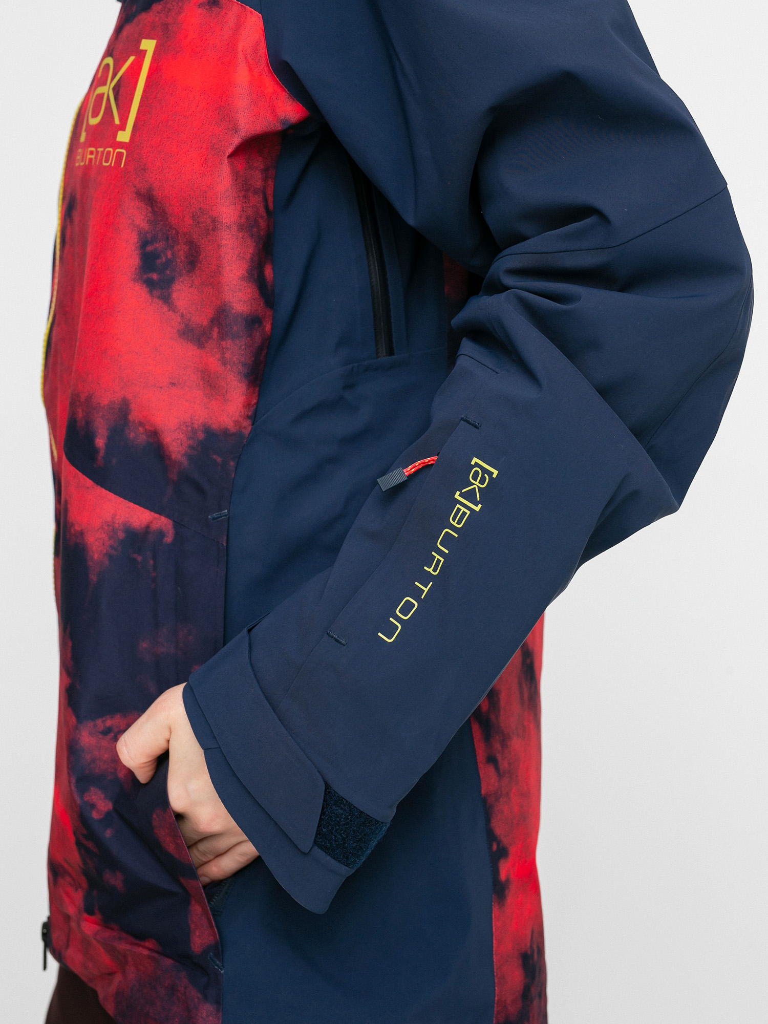 Womens Burton Ak Gore Tex 2L Embark Snowboard jacket (hibiscus pink cloud marble/dress blue)