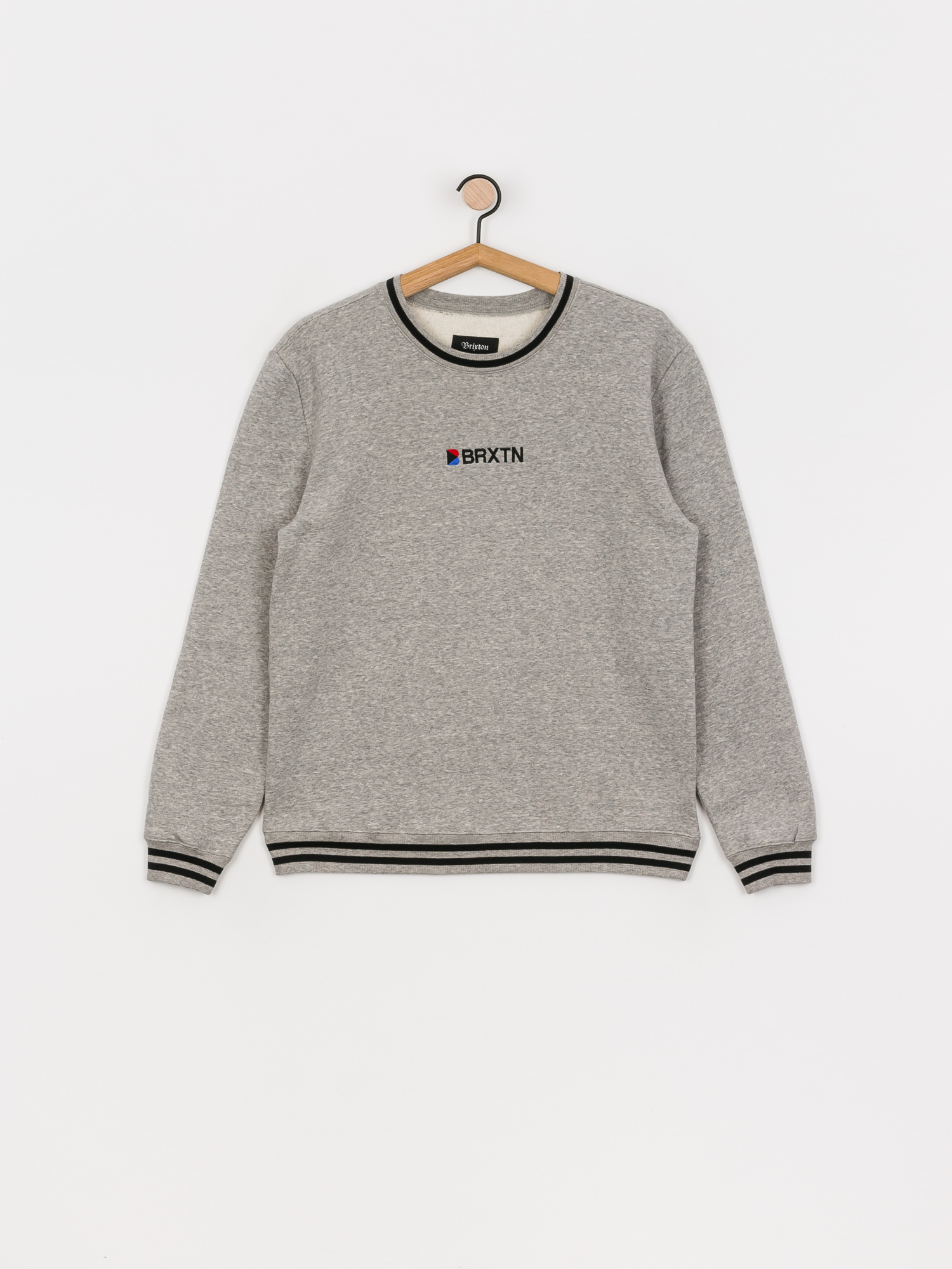 Brixton Stowell IV Intl Crew Sweatshirt (heather grey)