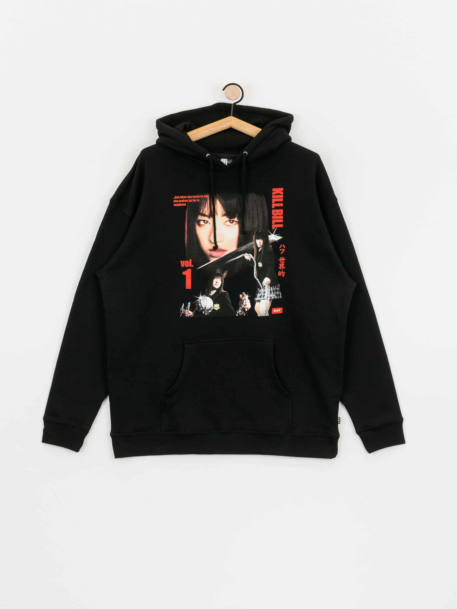 HUF X Kill Bill Gogo Yubari HD Hoodie (black)