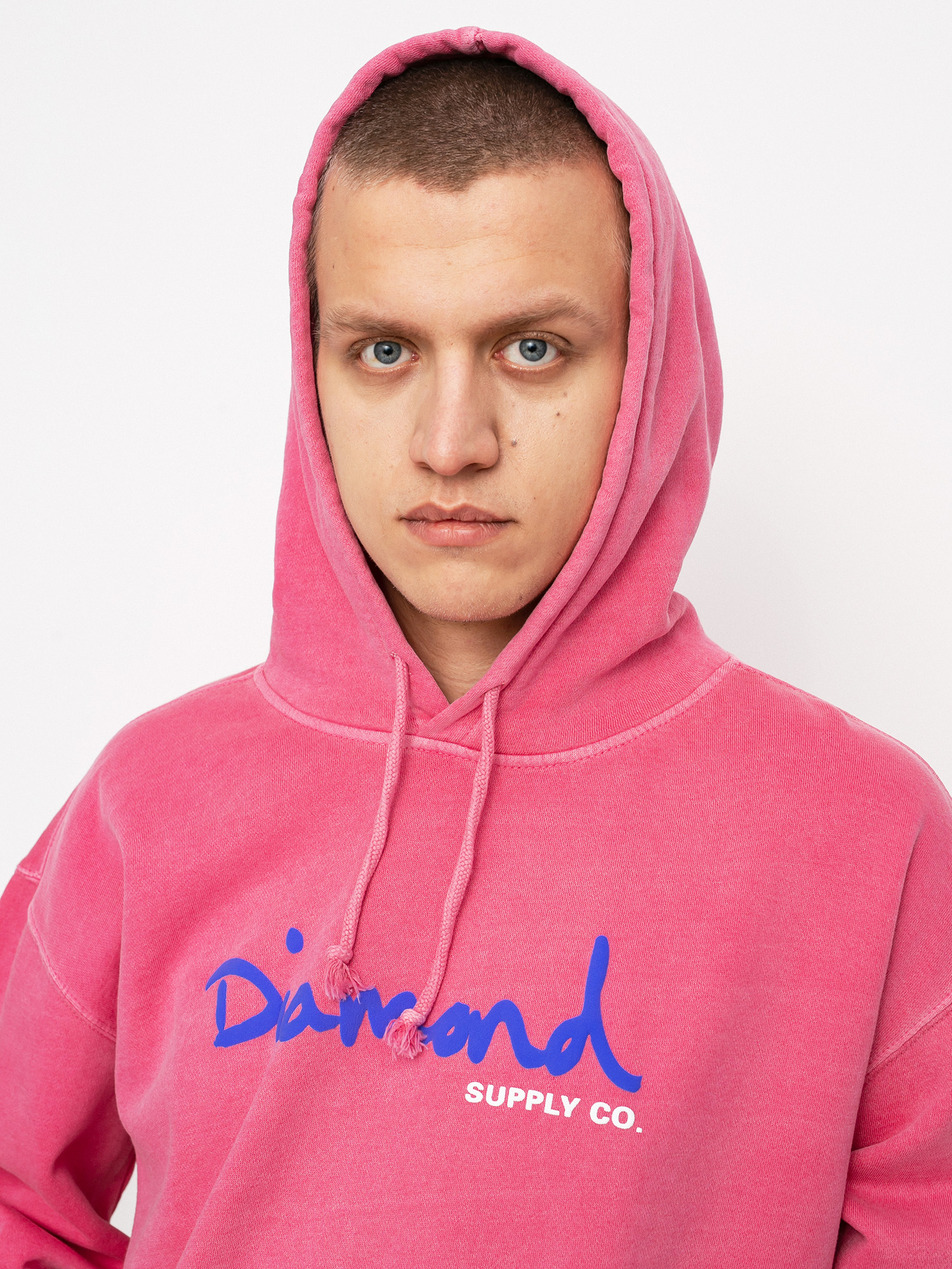 Diamond Supply Co. Og Script Overdyed HD Hoodie (pink)