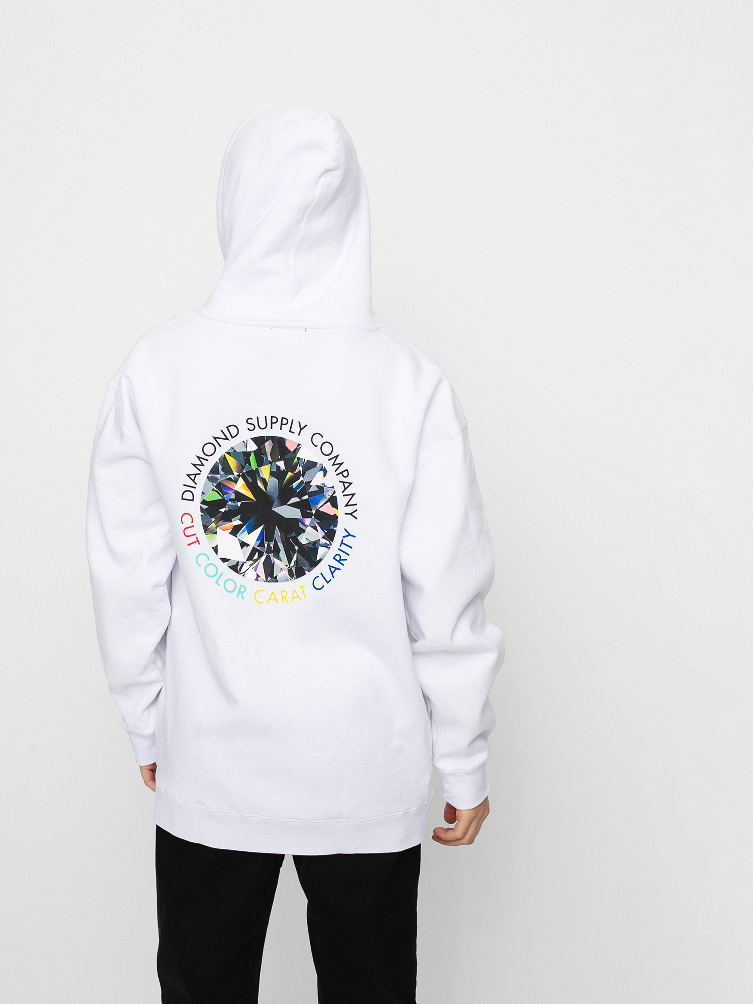 white diamond hoodie