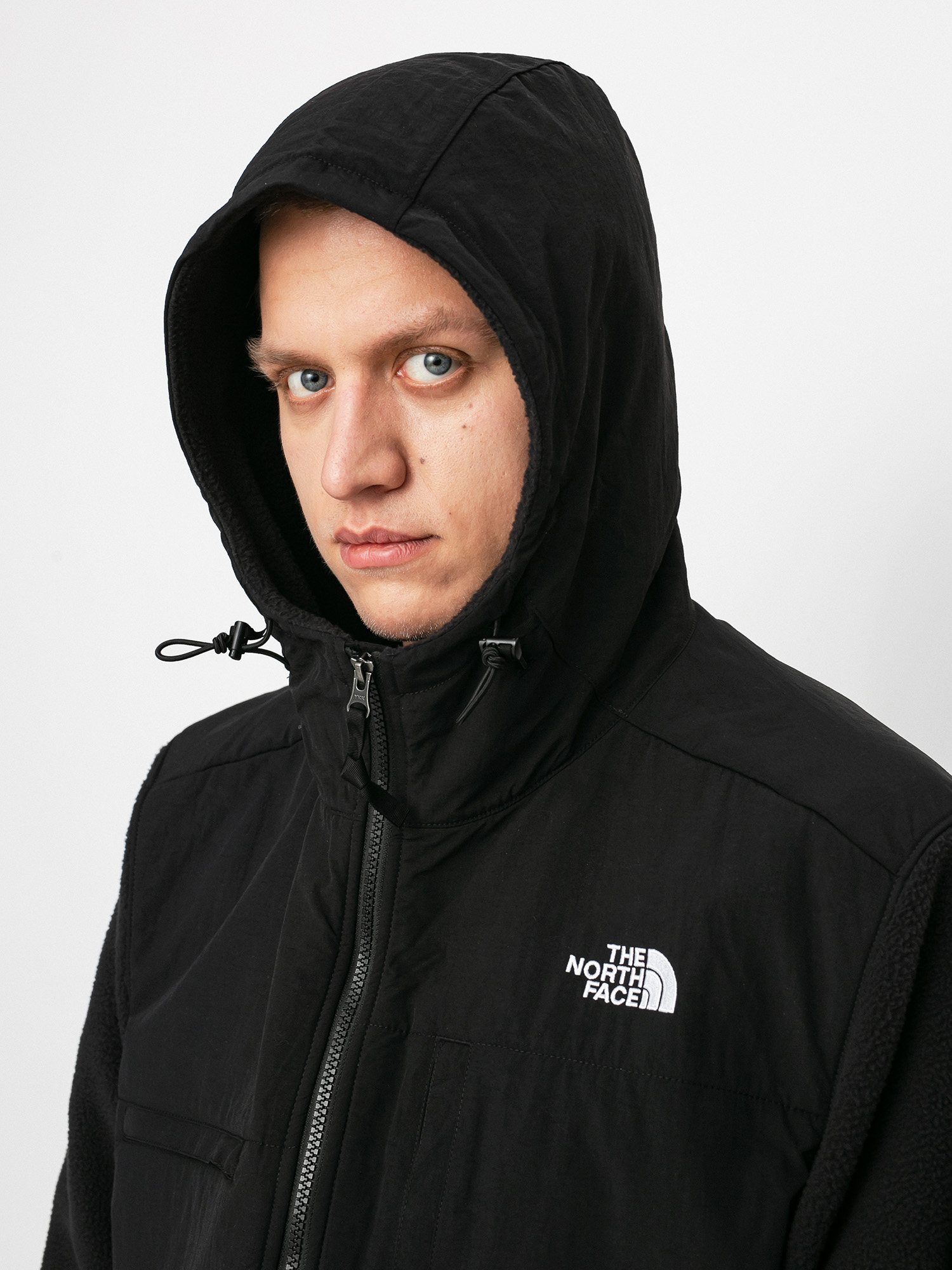 Mens The North Face Denali 2 Anorak Fleece  (tnf black)