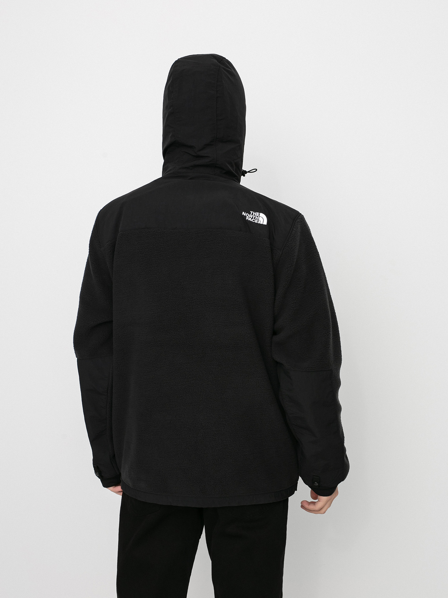 Mens The North Face Denali 2 Anorak Fleece  (tnf black)