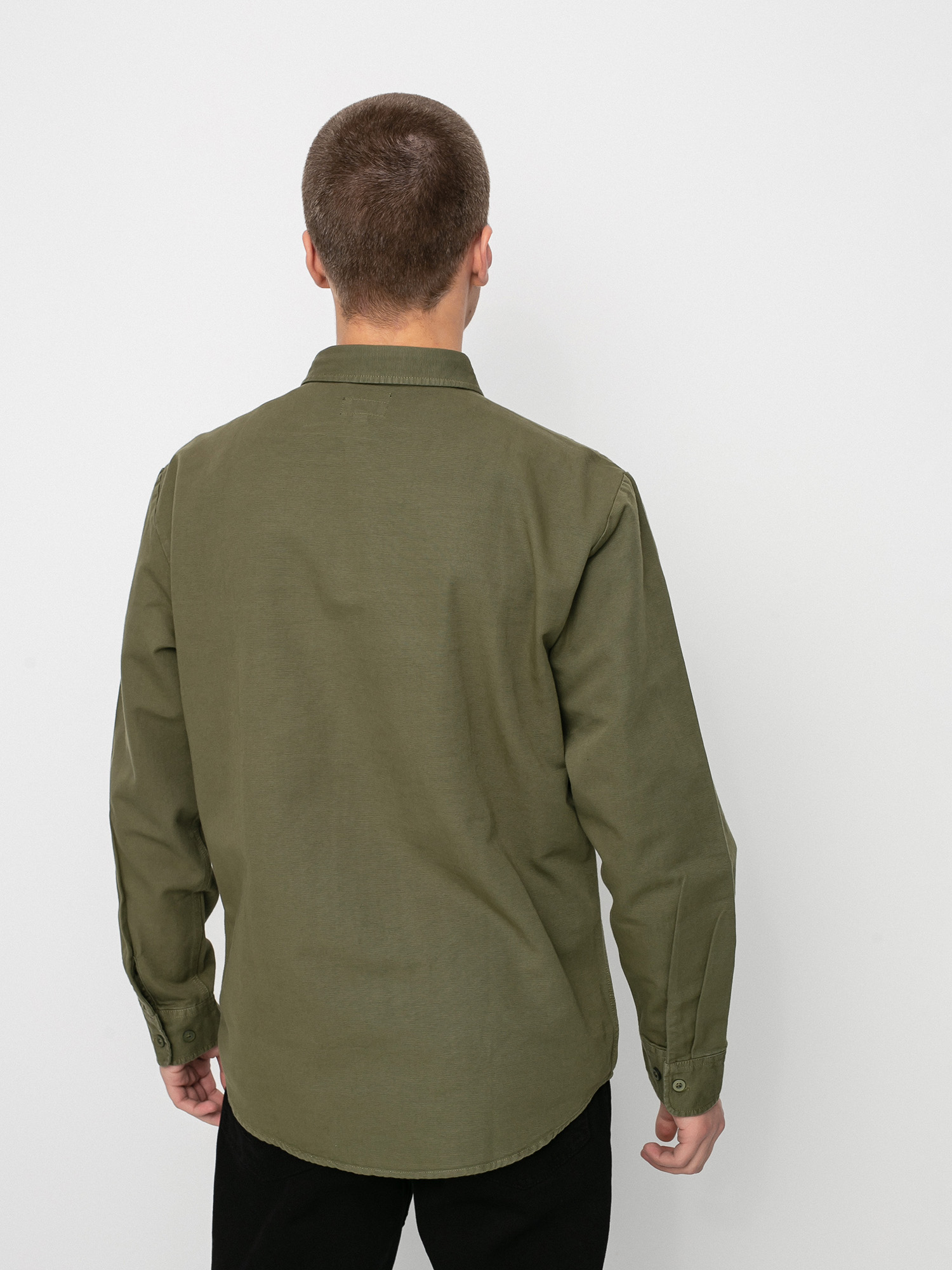 Brixton Davis Reserve Ls Shirt (military olive)
