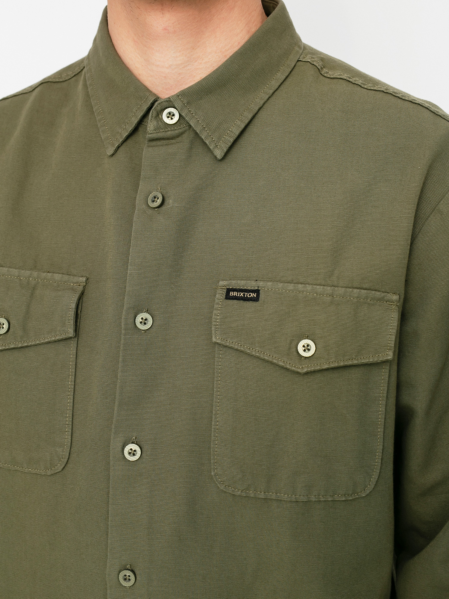 Brixton Davis Reserve Ls Shirt (military olive)