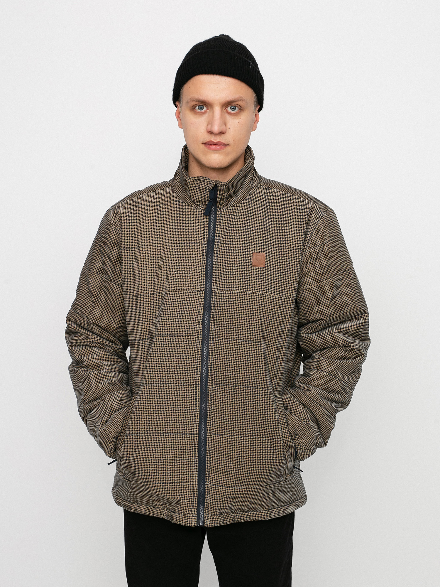 Brixton Cass Puffer Jacket (navy/khaki)