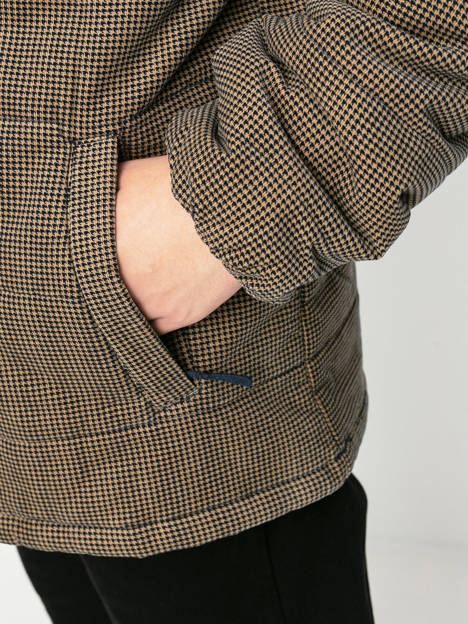 Brixton Cass Puffer Jacket (navy/khaki)