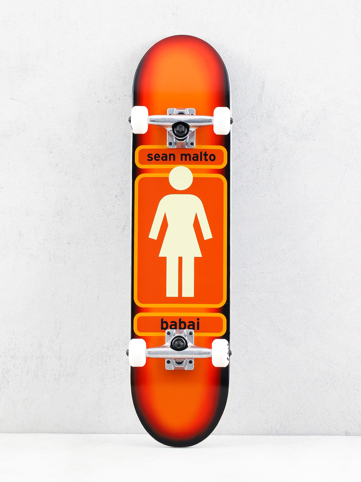 Girl Skateboard Malto 93 Til Skateboard - orange (black/orange)