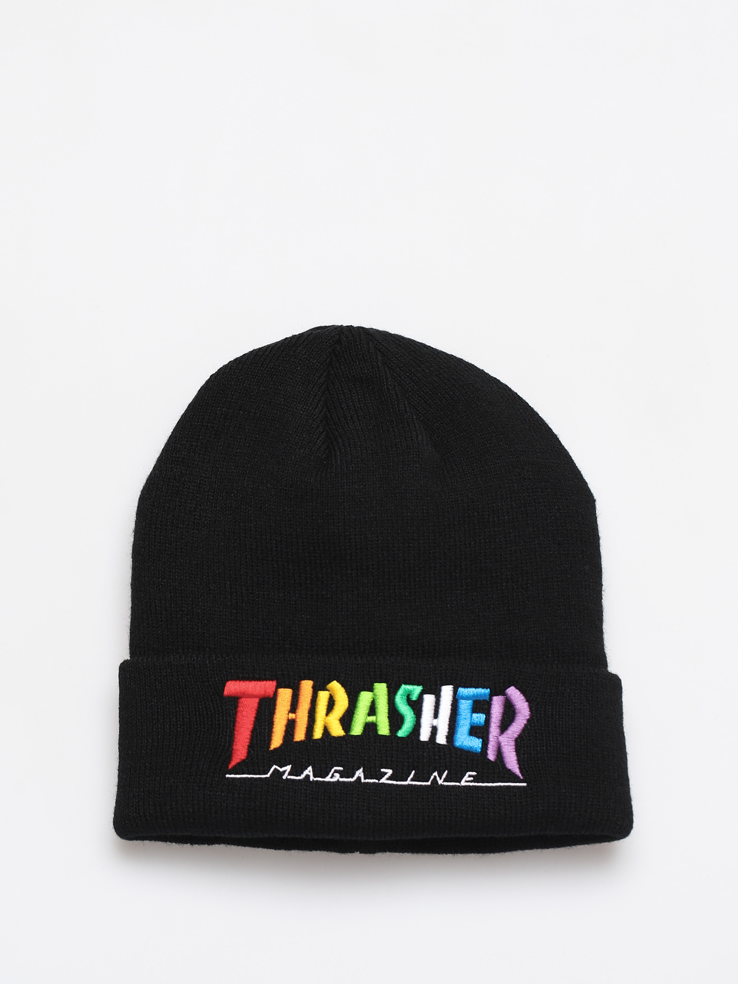 thrasher beanie black