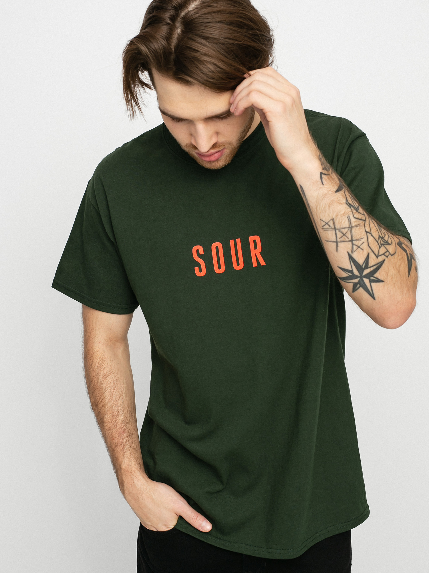 Sour Solution Sour Army T-shirt (bottle green)