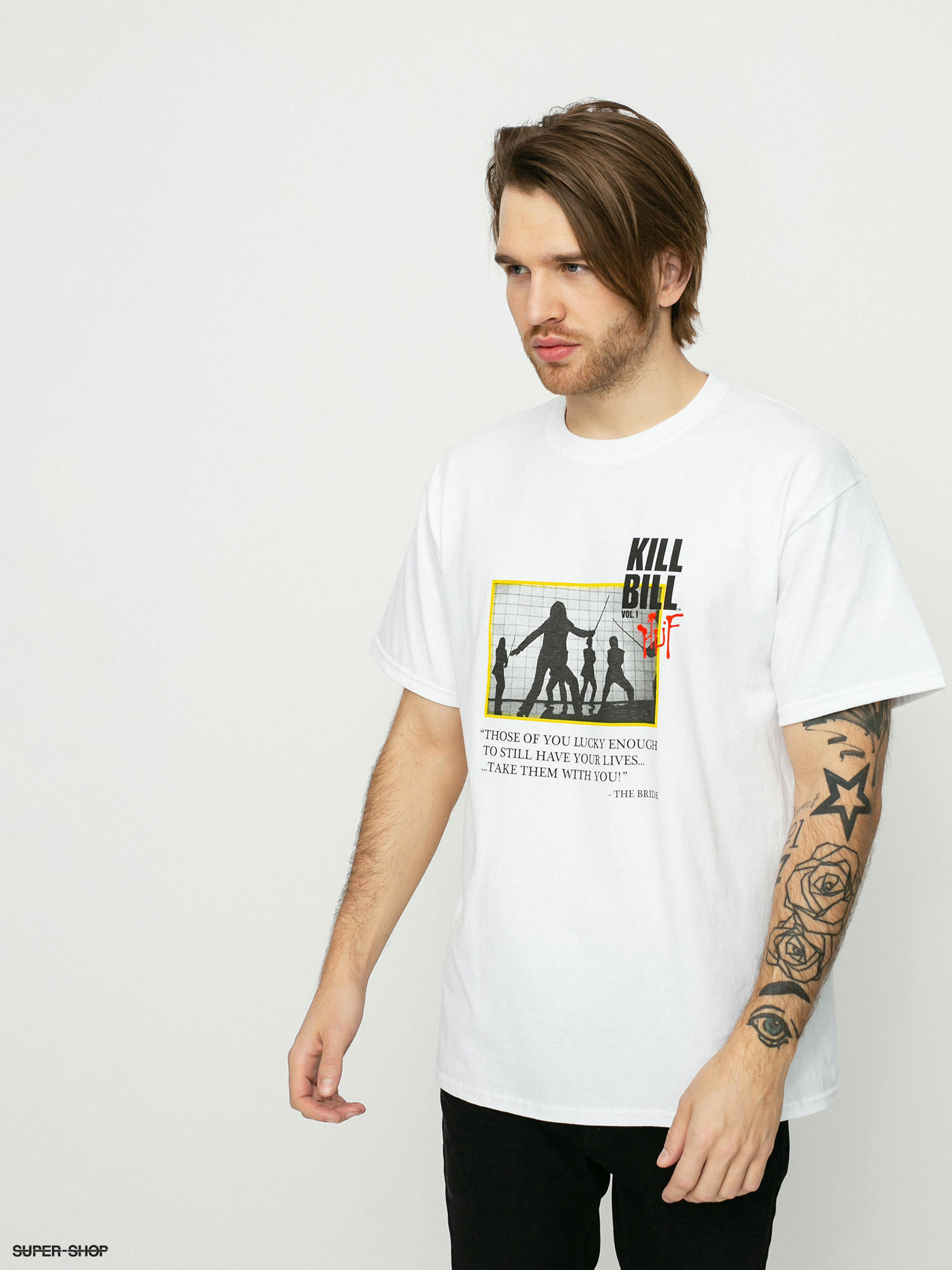 HUF x Kill Bill Death List White T-Shirt