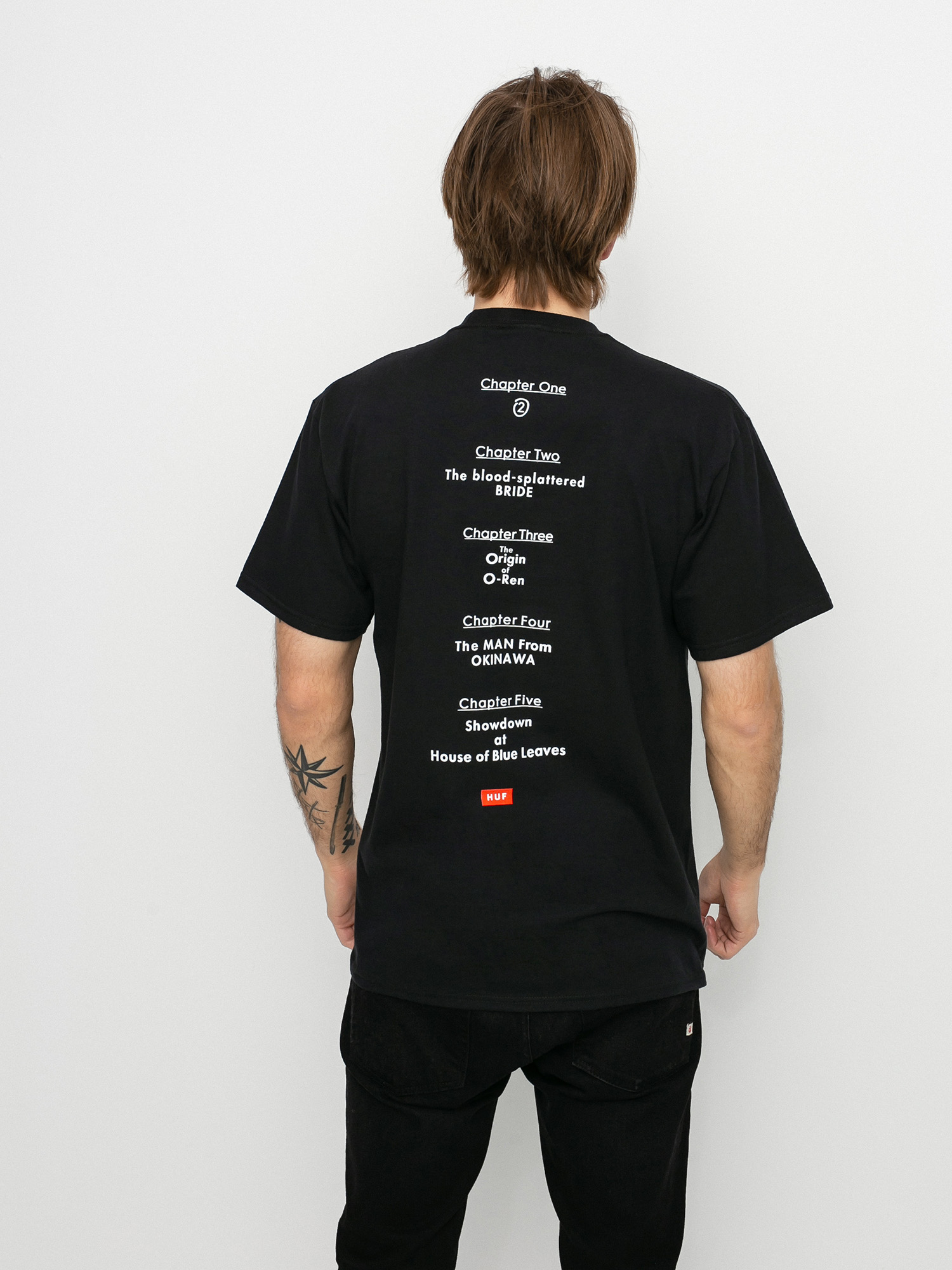 【激レア】HUF × キルビル コラボ Tシャツ Mサイズ 黒 HUF X Kill Bill Chapters T-shirt - black (black)