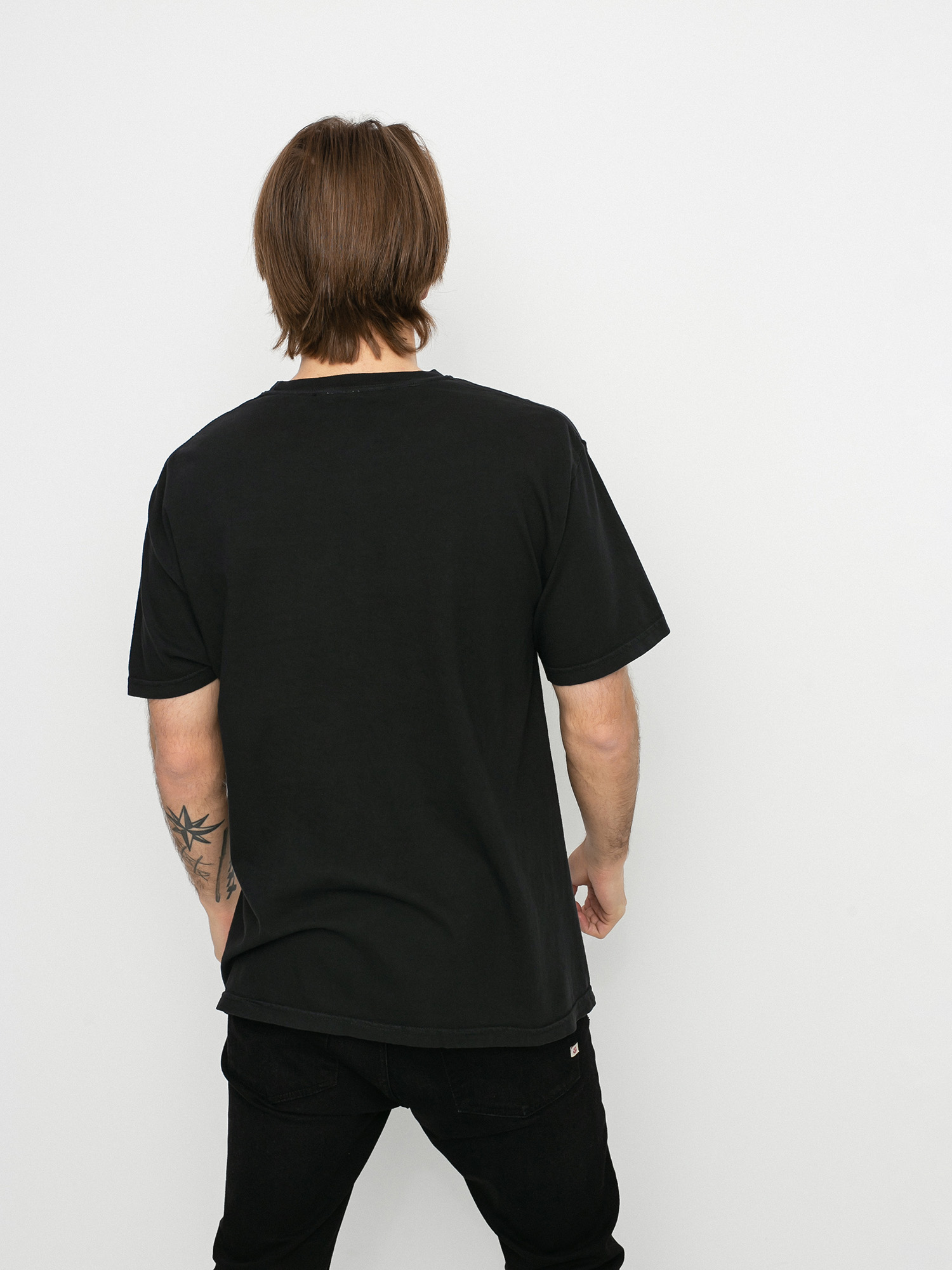Brixton Brooklyn Brxtn Broadcast S T-Shirt (black garment dye)
