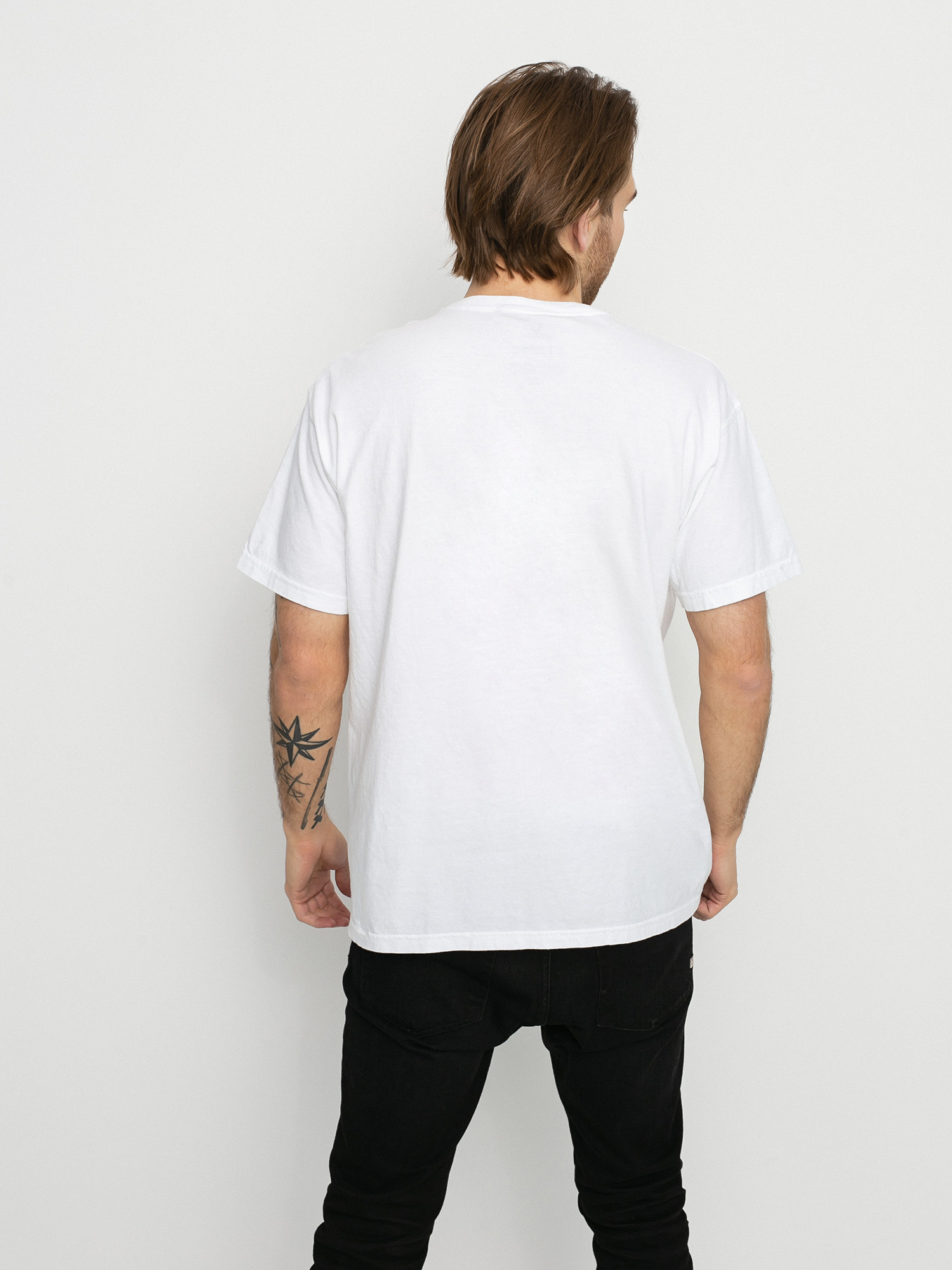 Brixton Brooklyn Brxtn Broadcast S T-shirt (white garment dye)