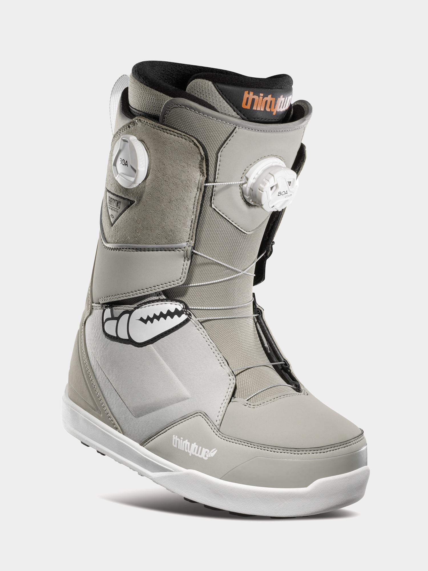 ThirtyTwo Lashed Double Boa Crab Grab Snowboard boots grey (grey)