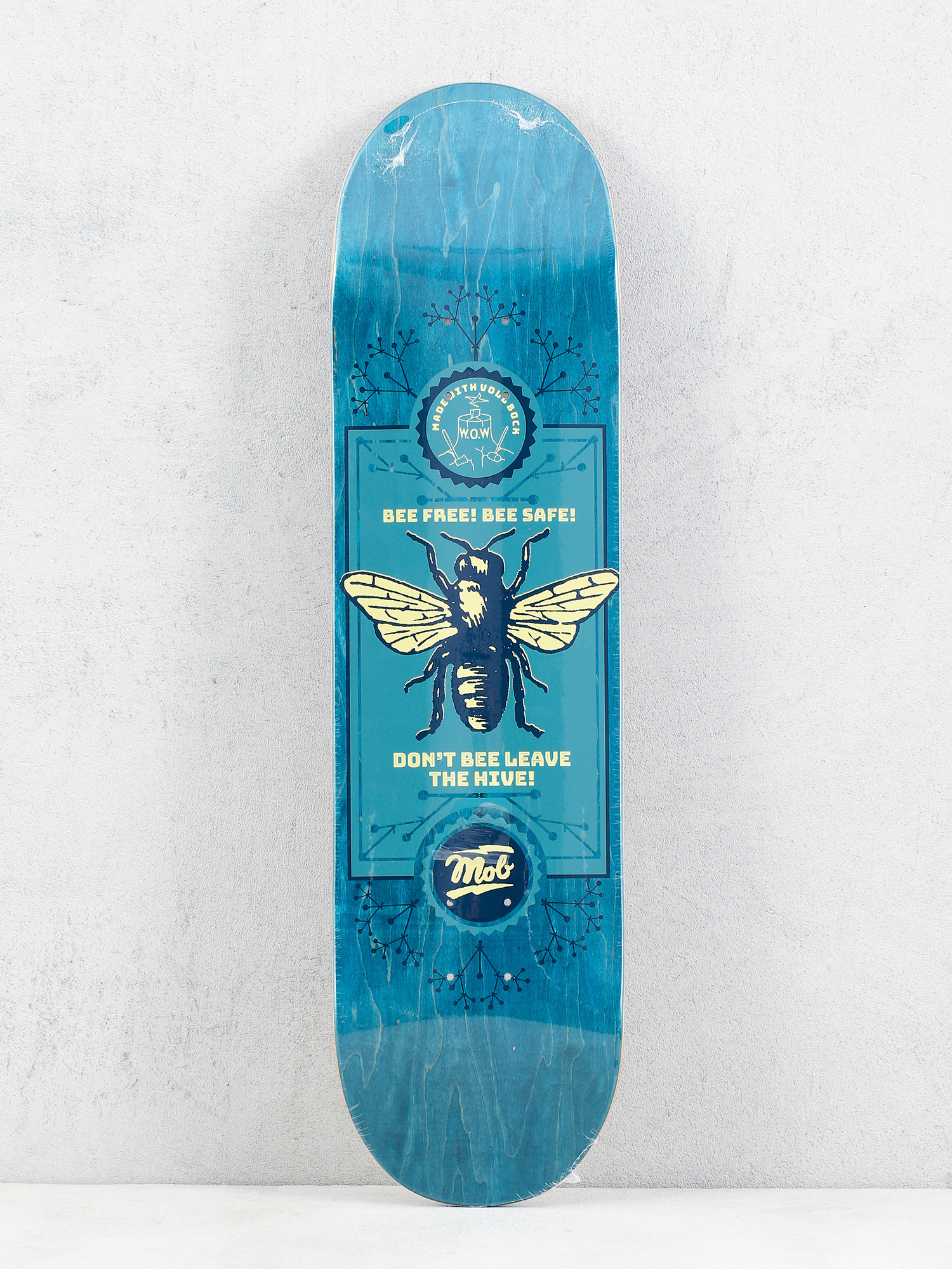 Mob Skateboards Bee Deck (teal)
