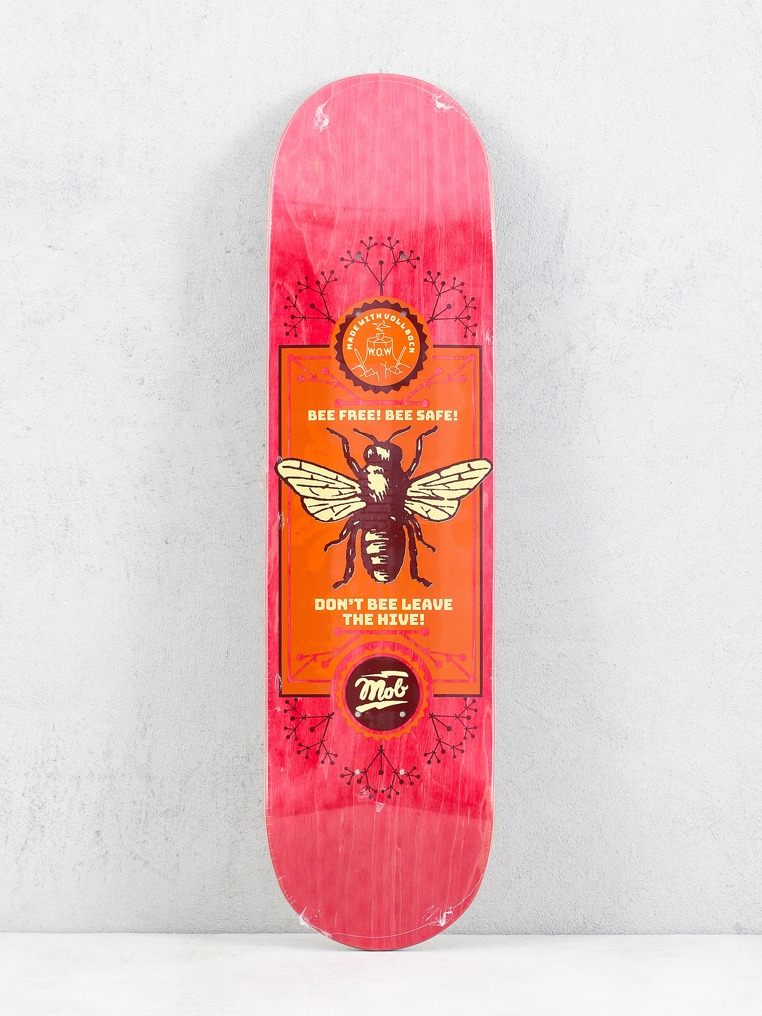 Mob Skateboards Bee Deck (red)