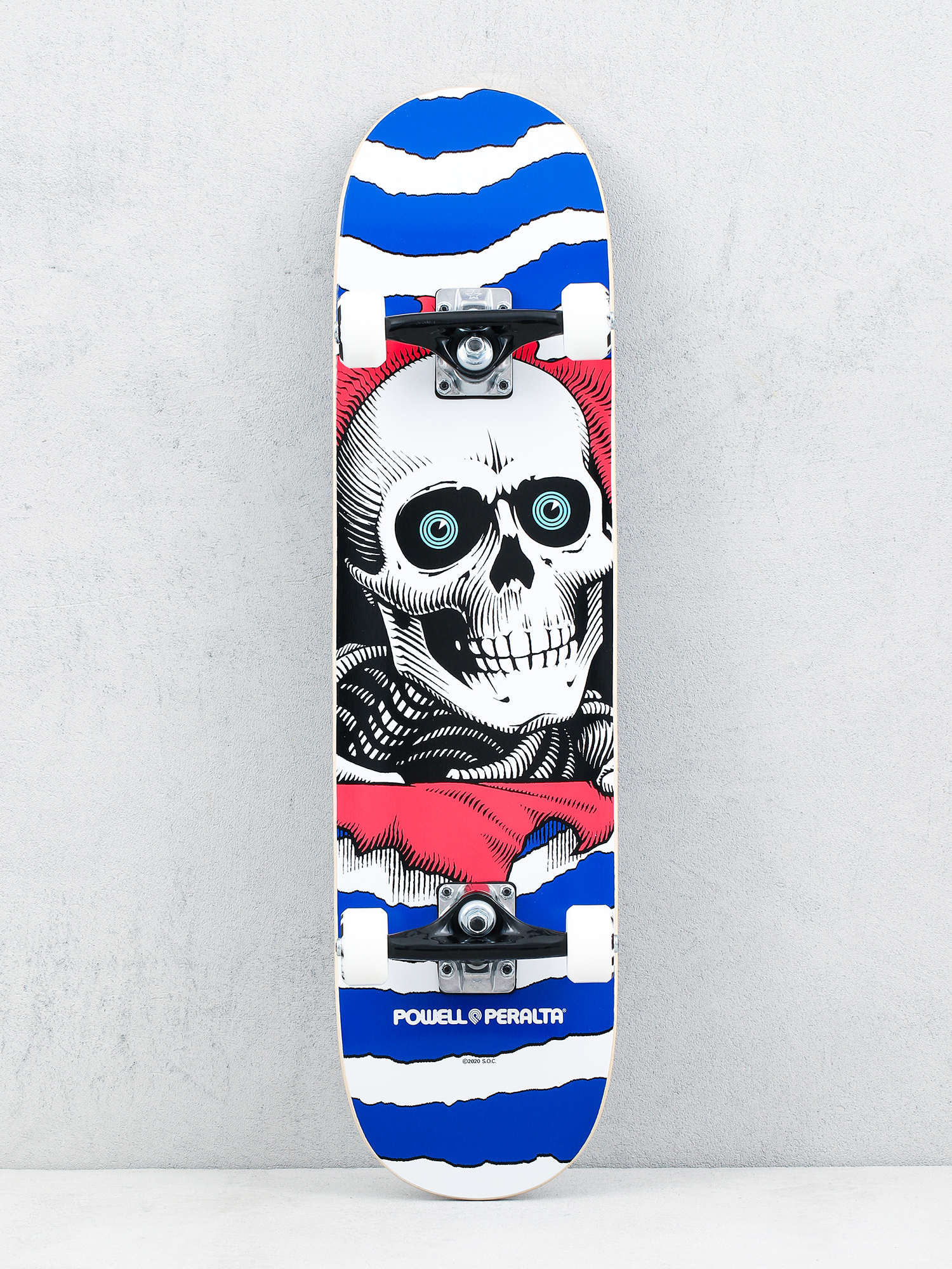 Powell Peralta Ripper One Off Skateboard - blue (purple)