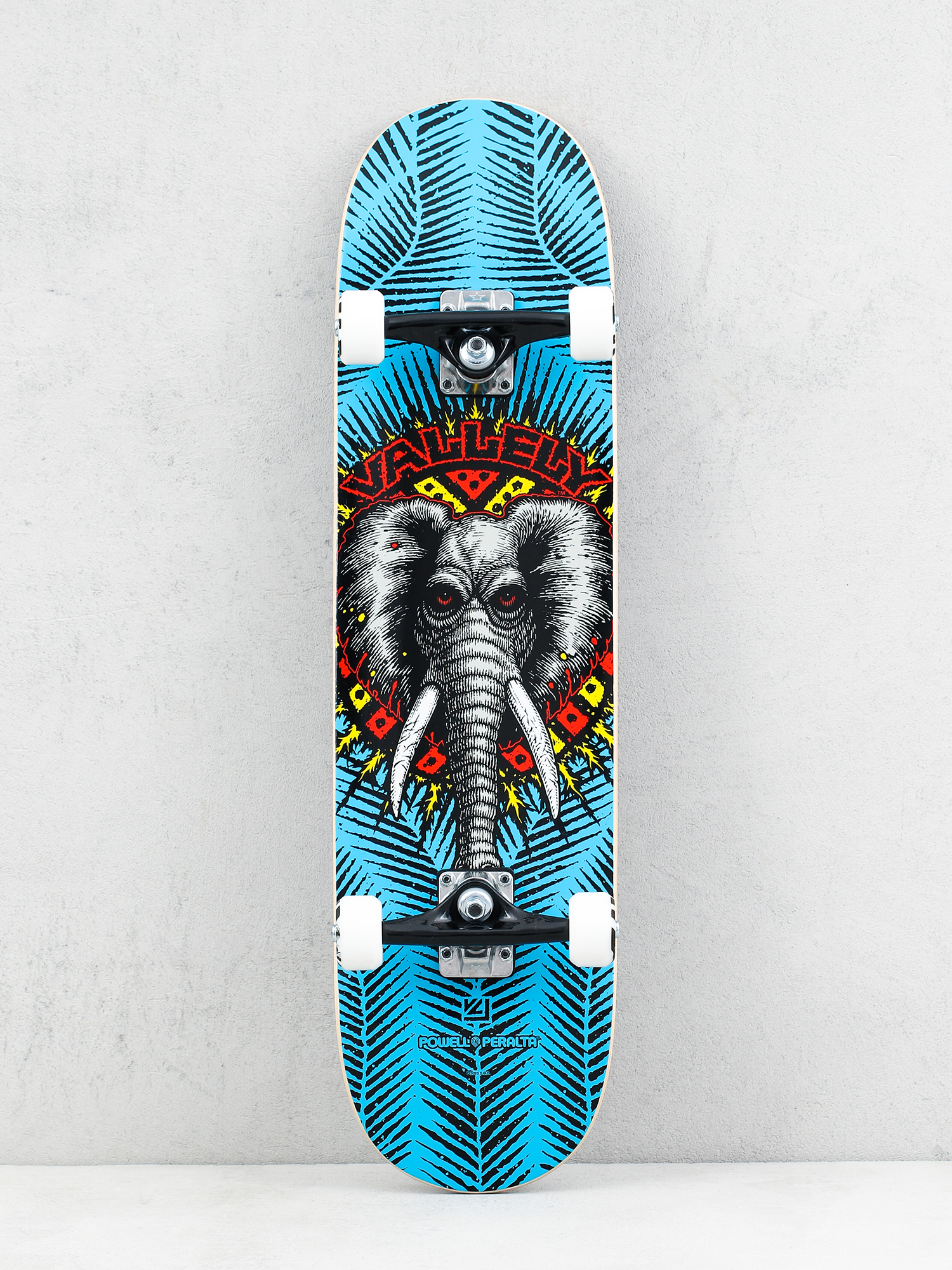 Powell Peralta Vallely Elephant Skateboard (blue)