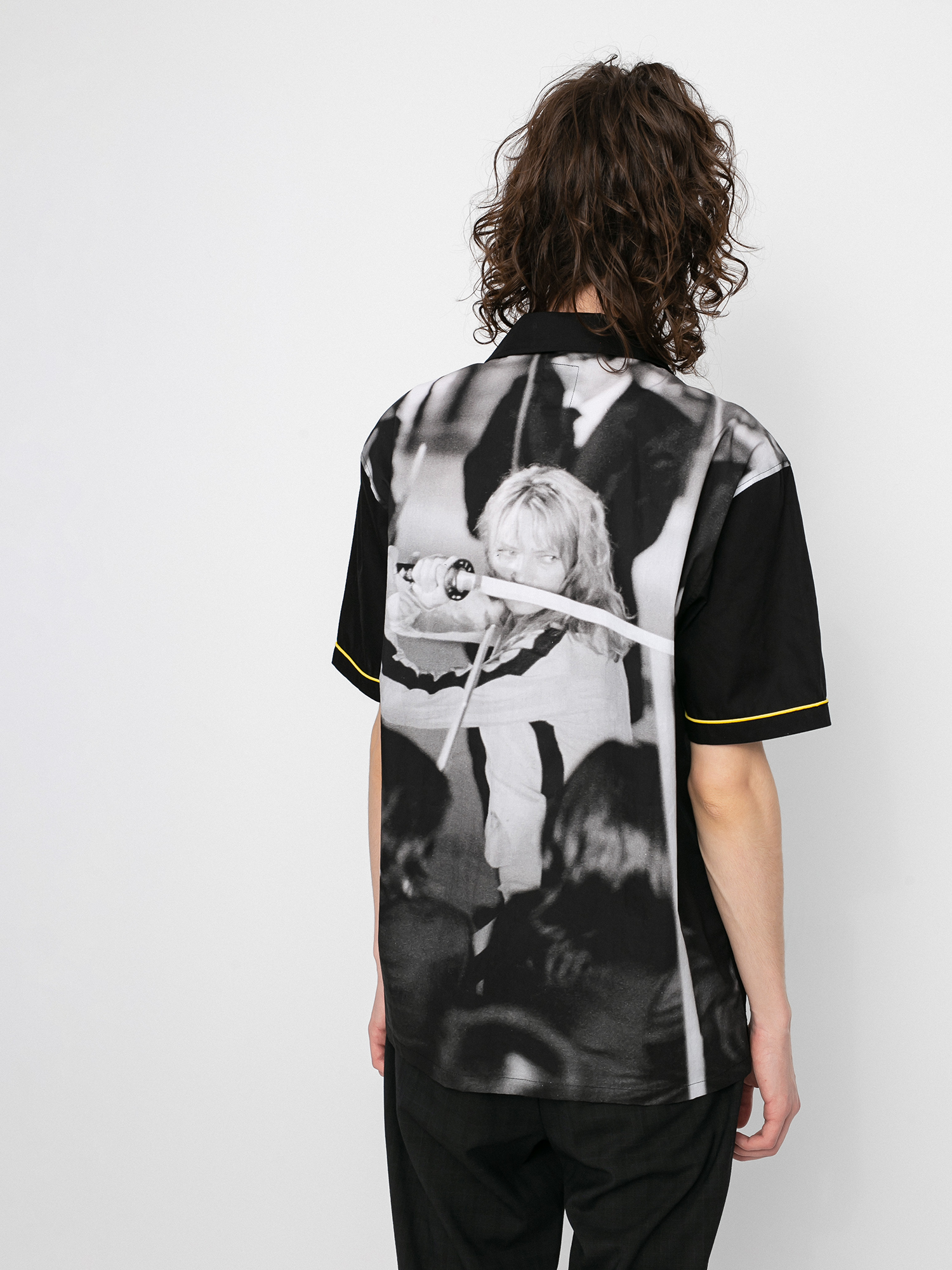 激レア】huf killbill シャツ　L 楽天市場】古着 ハフ HUF KILL BILL キルビル 五号夕張 映画