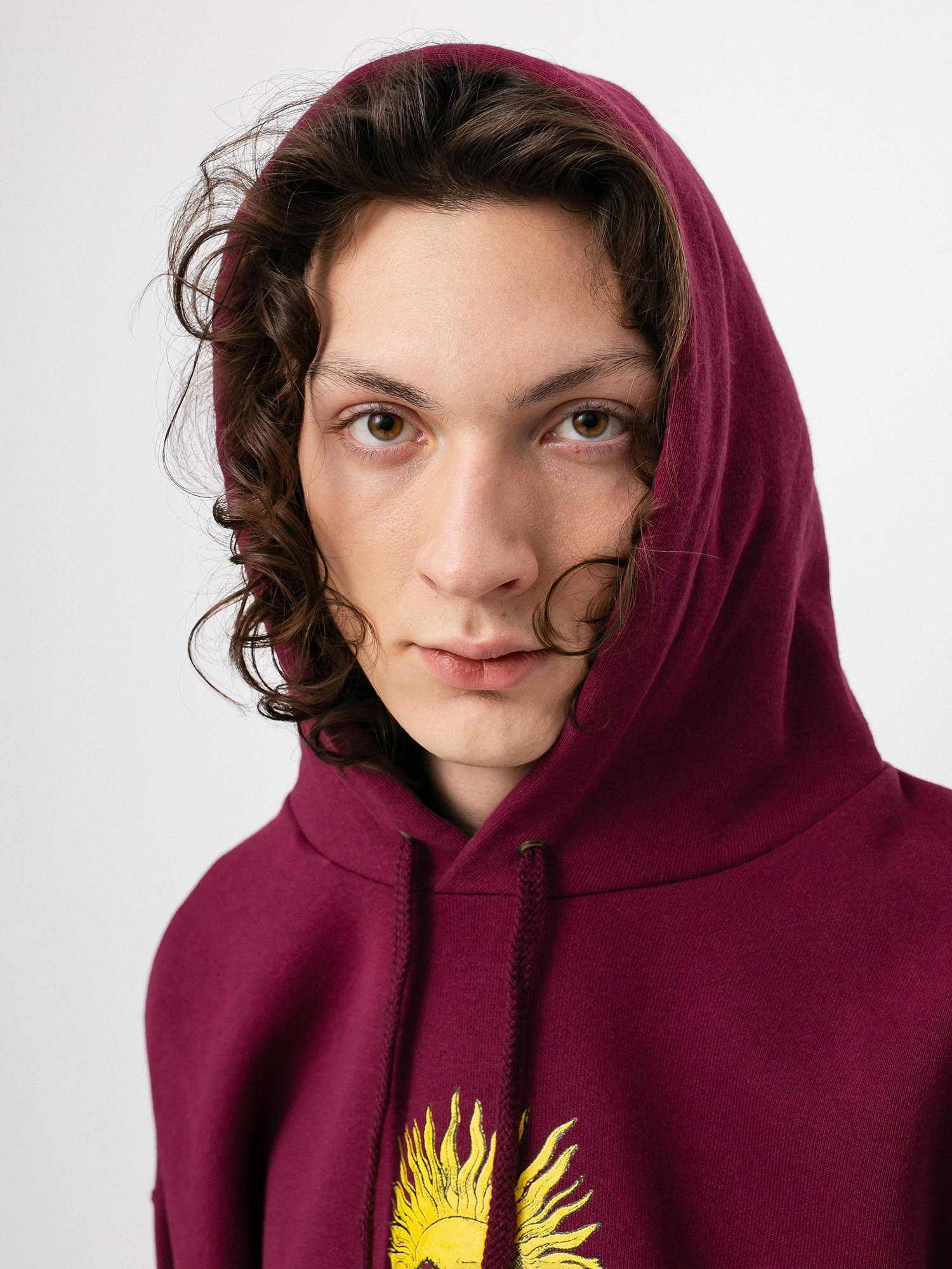 Sour Solution Sun Hoodie (maroon)