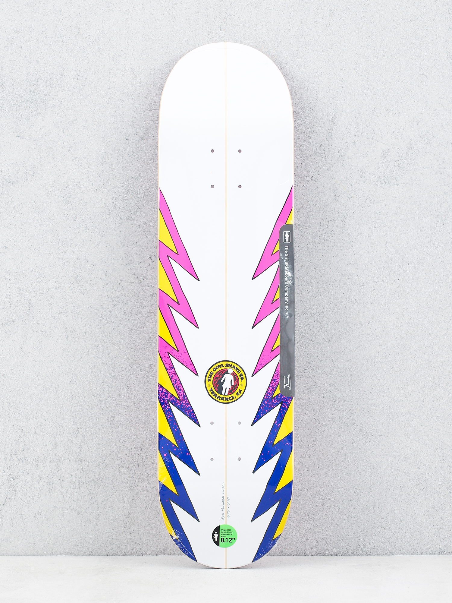 Girl Skateboard Mccrank Gssc Deck (white/assorted)